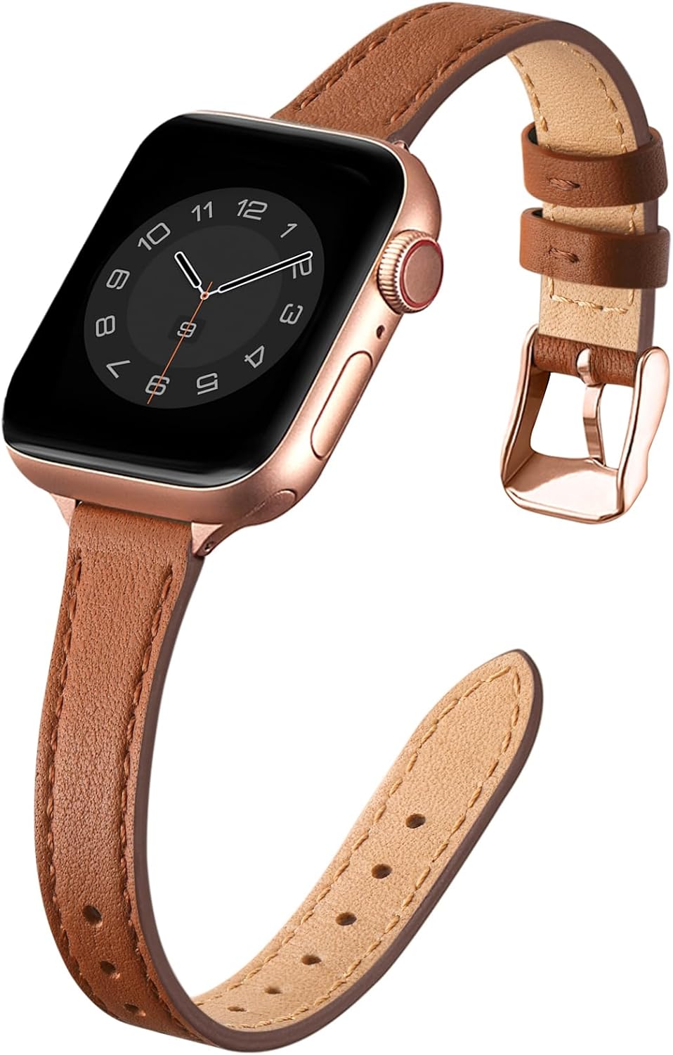 SUNFWR Compatible with Apple Watch Strap 38mm 40mm 41mm 42mm 44mm 45mm,Genuine L...