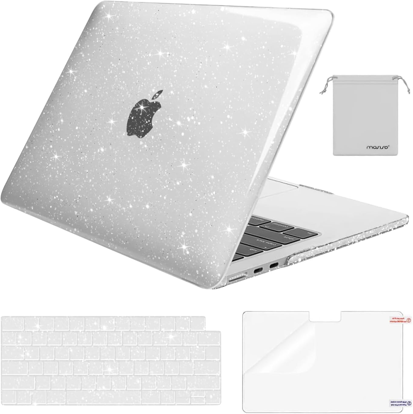 MOSISO Compatible with MacBook Air 13 inch Case 2025 2024 2023 2022 M3 A3113 M2...