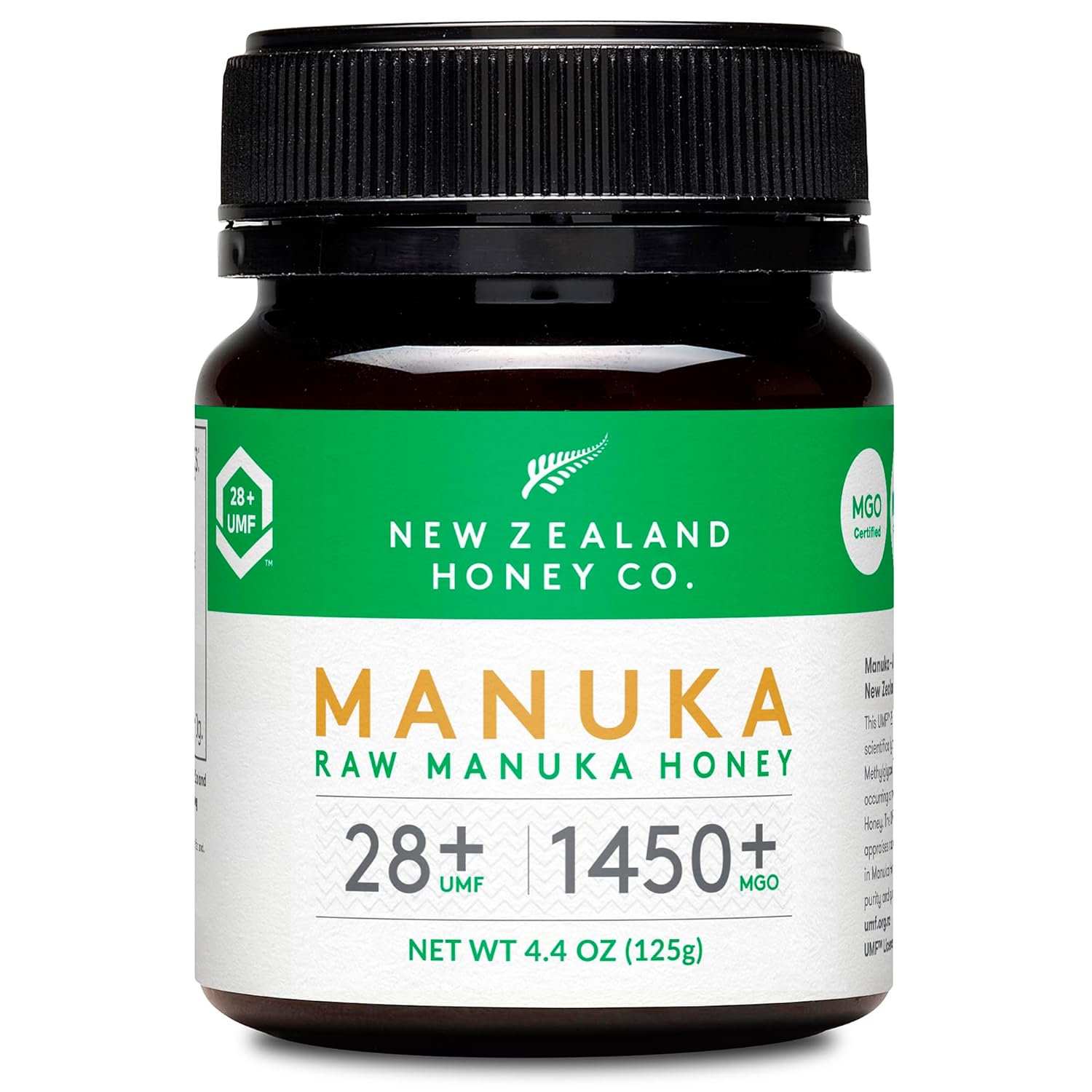 New Zealand Honey Co. Raw Manuka Honey UMF 28+ | MGO 1450+, UMF Certified / 4.4o...