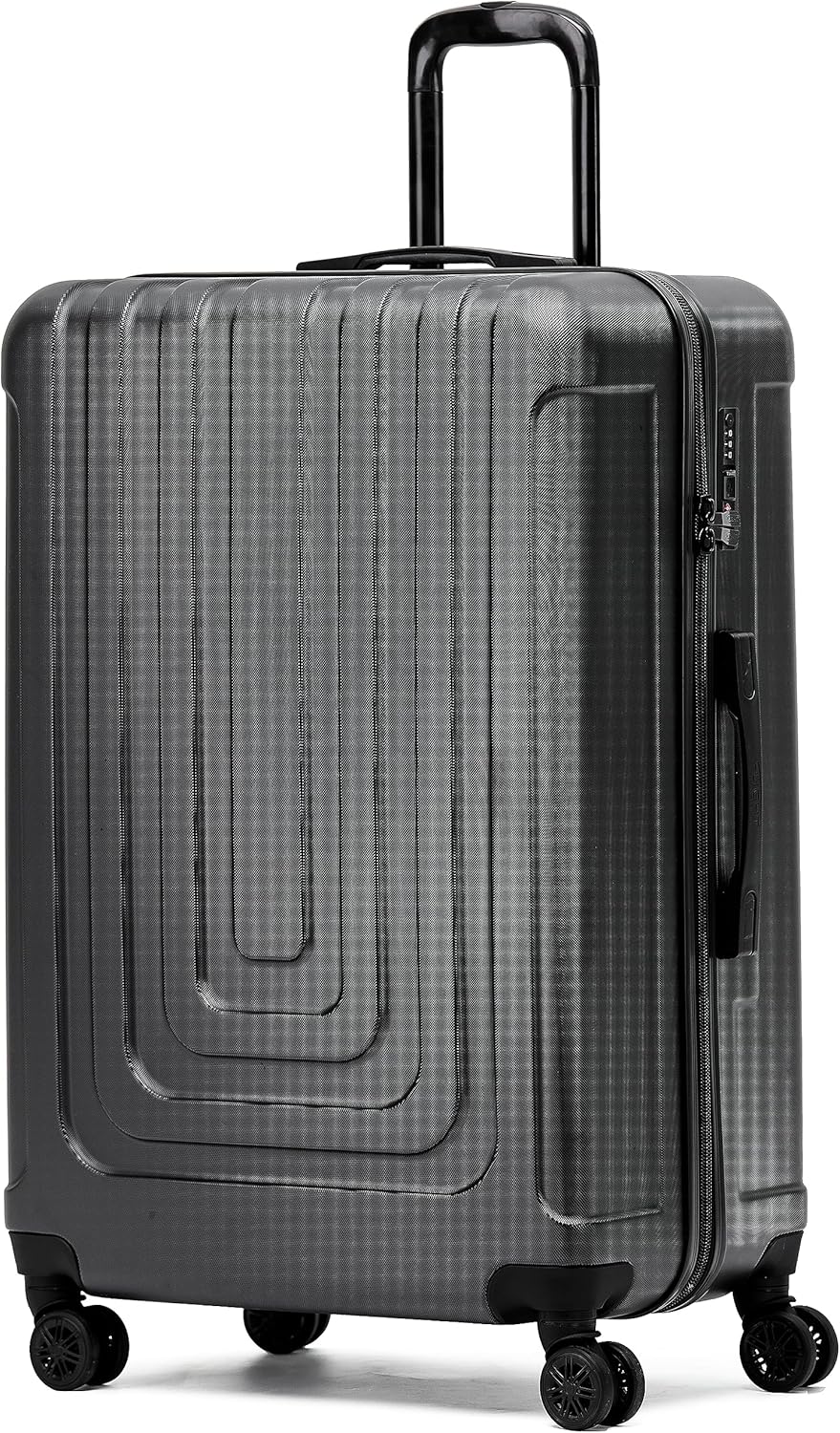 Flight Knight Premium Lightweight Suitcase - Built-in TSA Lock - 8 Spinner Wheel...