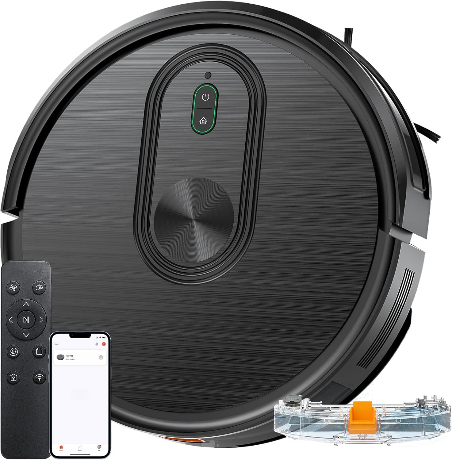 Robot Vacuum and Mop Combo, 2 in 1 Mopping Robotic Vacuum with Schedule, App/Blu...