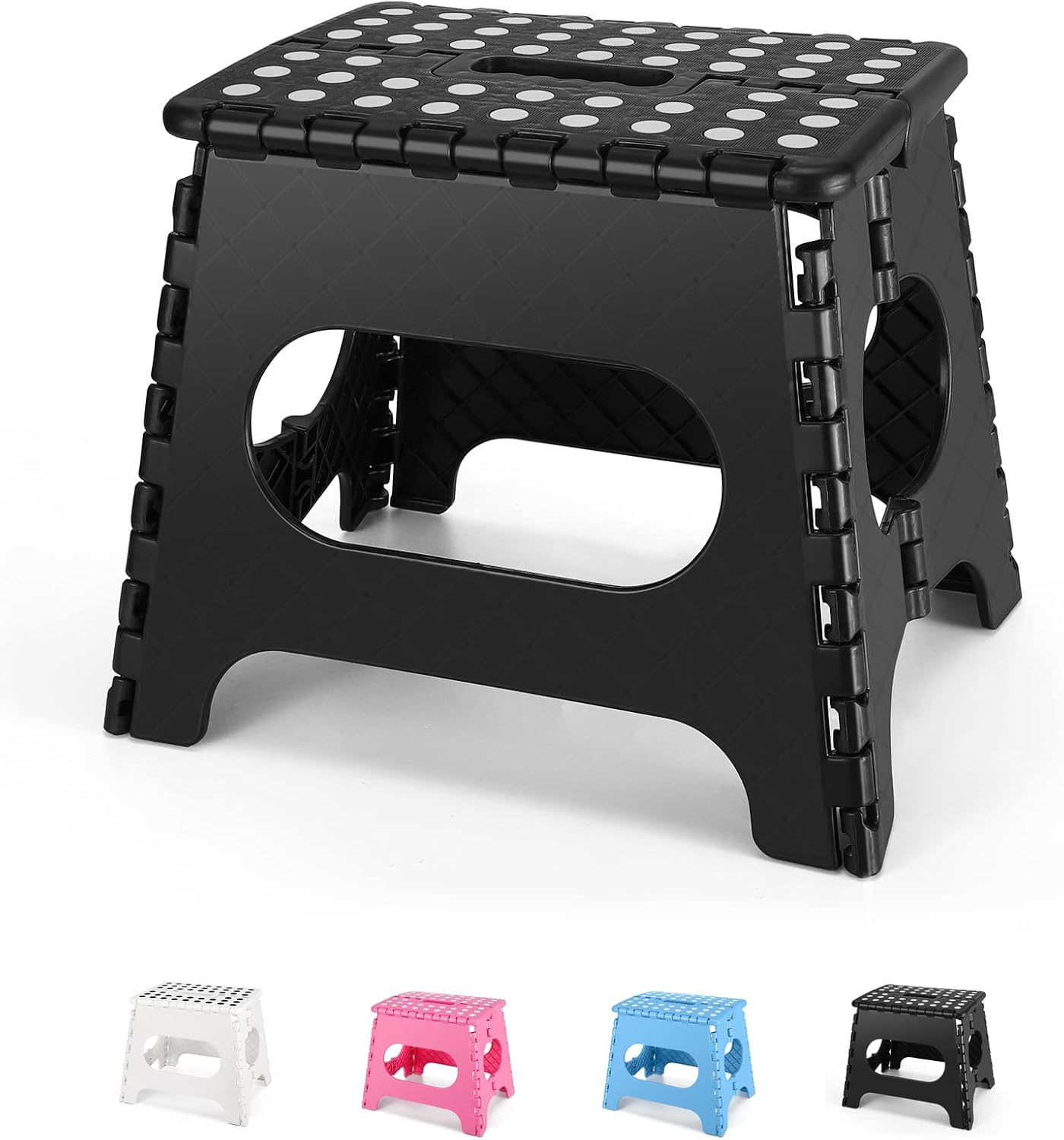 Dyforce Folding Step Stool 11", Durable Kids Step Stool, Heavy Duty Step Stools...