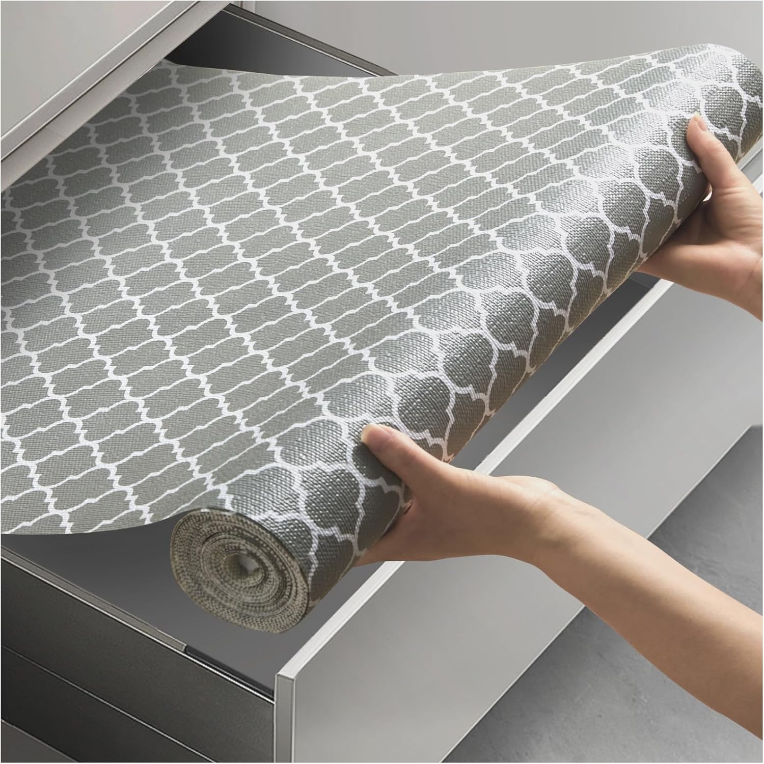 Viseeko Shelf Liner, Non Adhesive Drawer Liners for Kitchen Cabinets, Non Slip W...