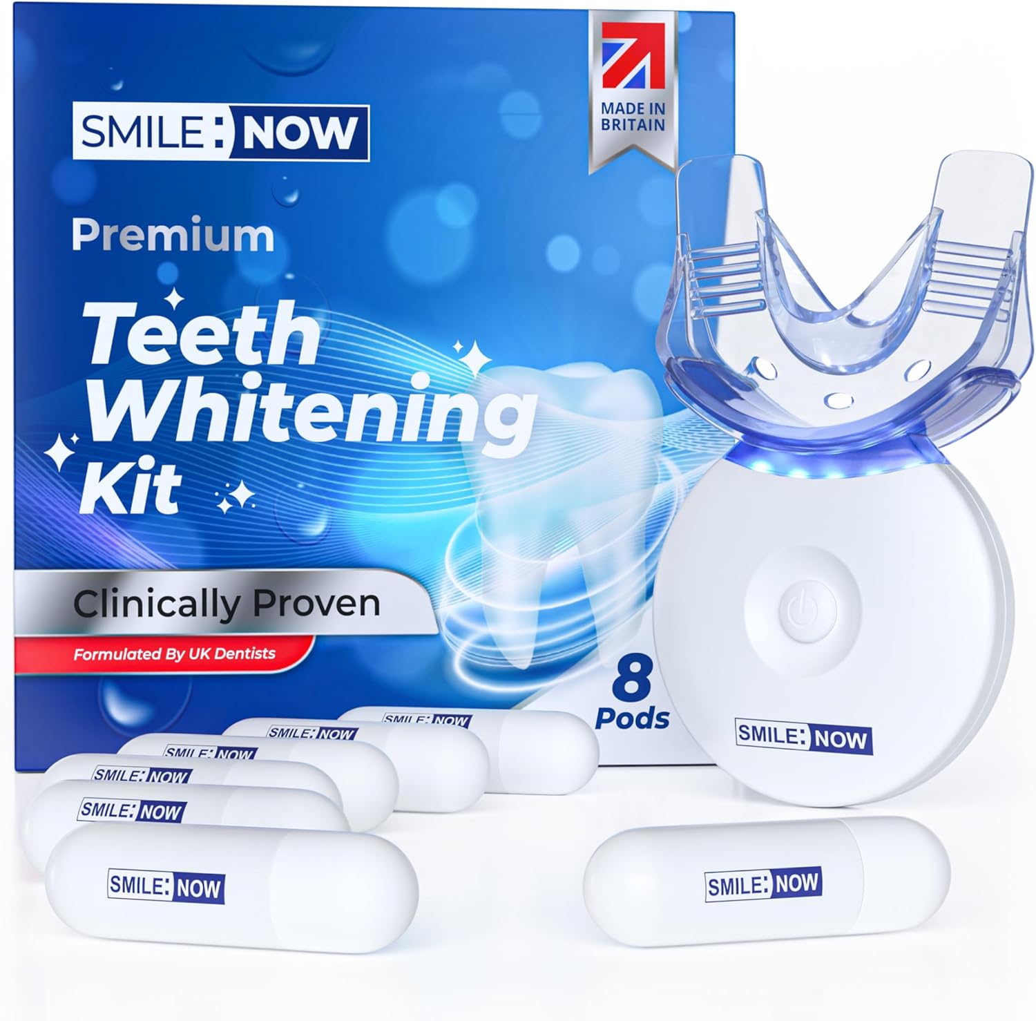 Teeth Whitening Kit - Pap Teeth Whitener Formulated by Dentists Made in Britain...