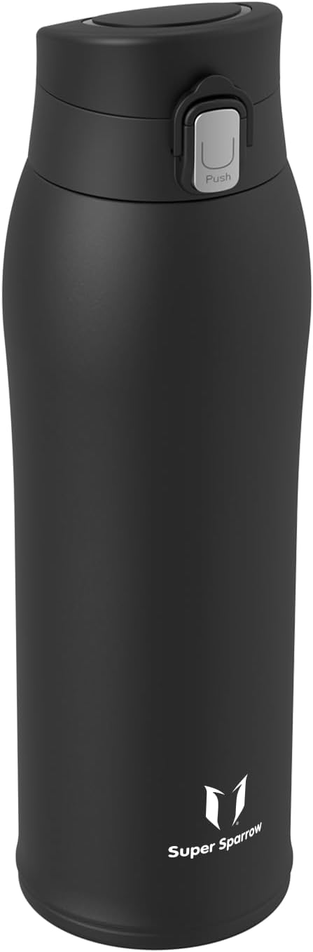 Super Sparrow Water Bottle Stainless Steel - Travel Mug - 350ml, 500ml, 750ml，9...