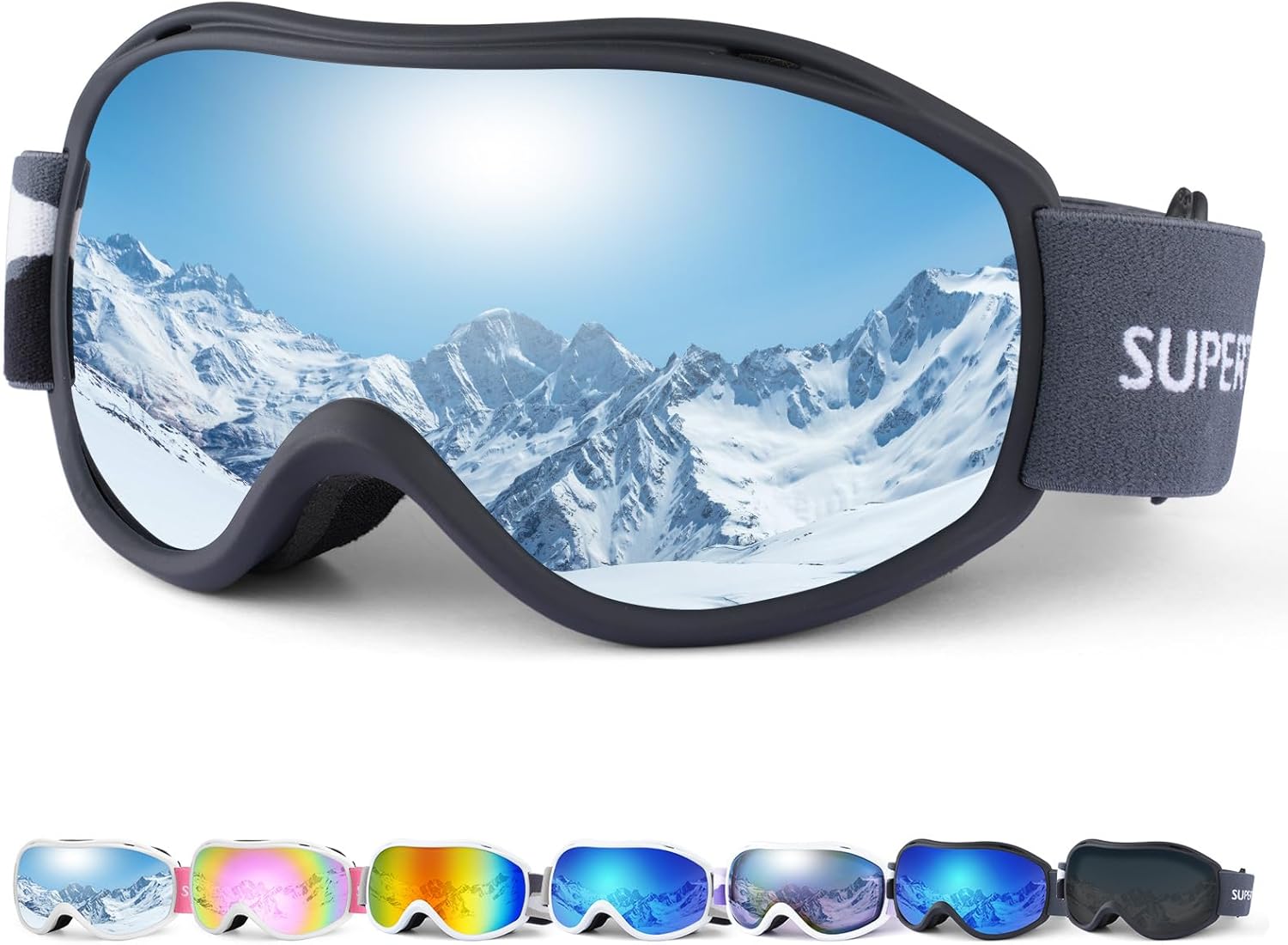 Supertrip Ski Goggles for Men Womens Anti-fog skiing goggles UV Protection Snow...