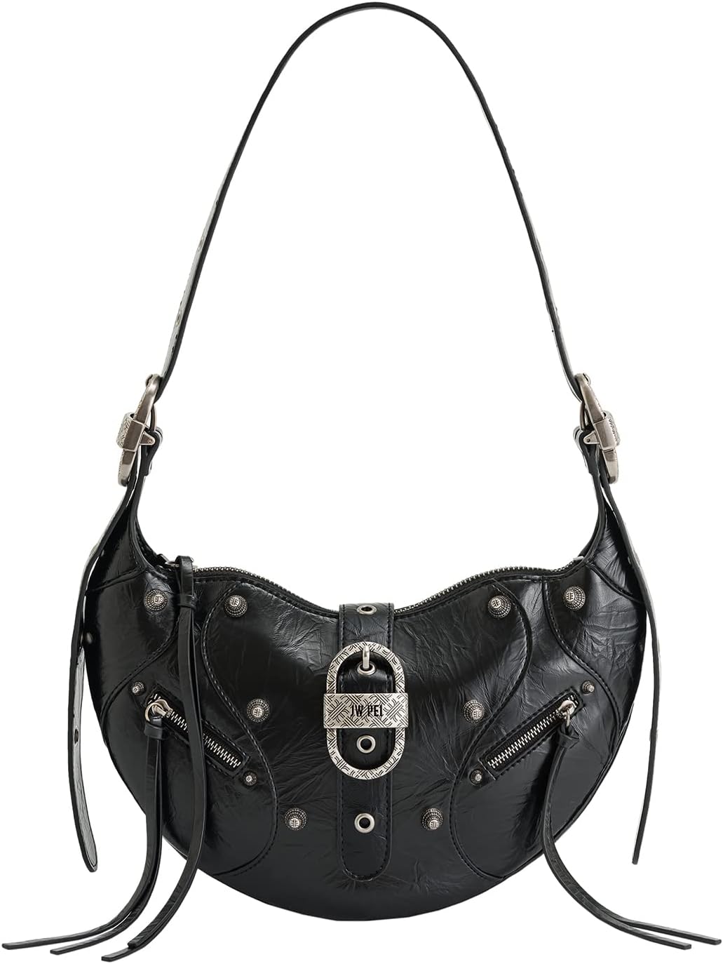 JW PEI Women's Tessa Shoulder Bag Crushed Black
