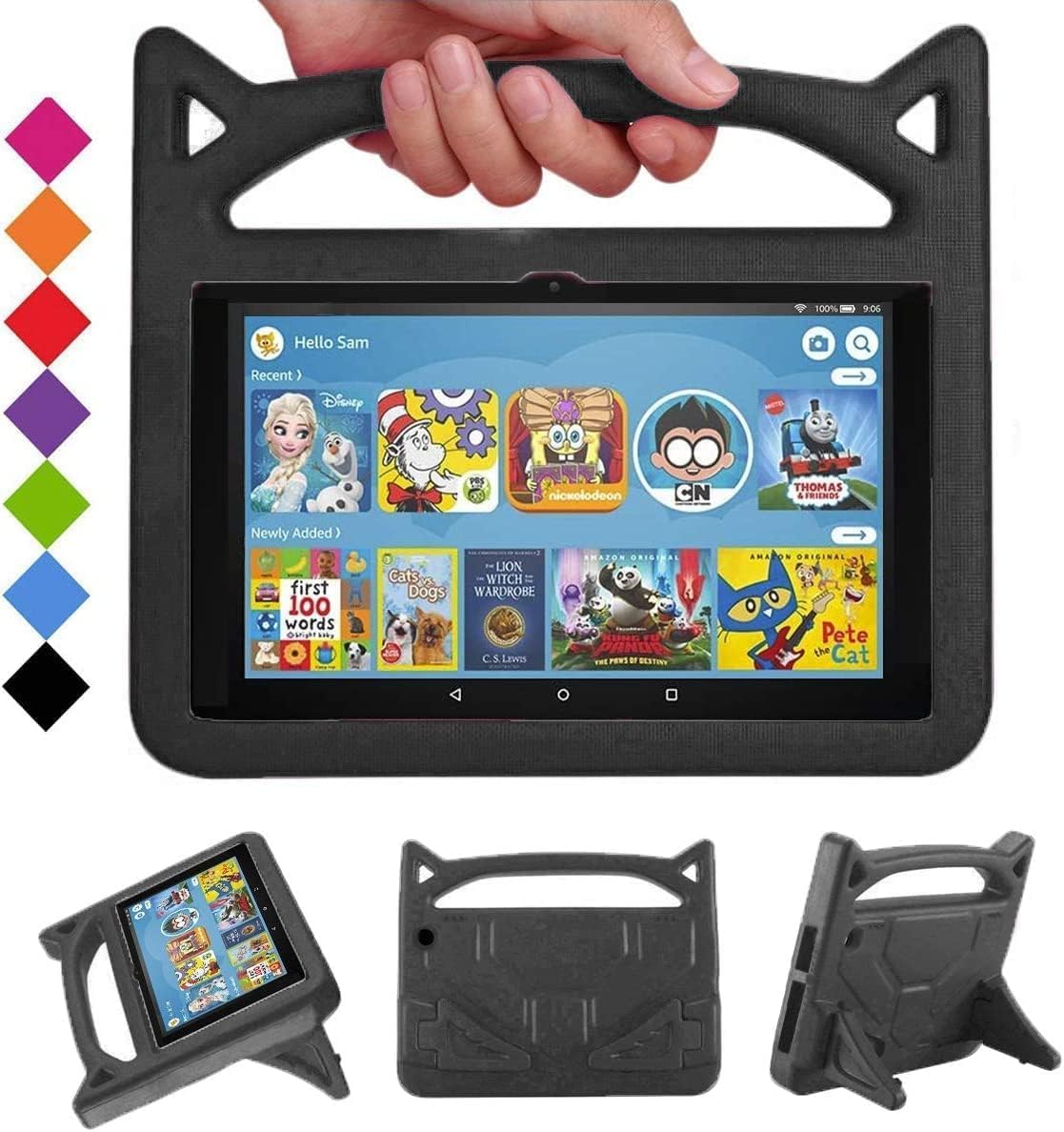 8 inch Tablet case for Kids(12th/10th Generation, 2024/2022/2020 Release) - Riao...
