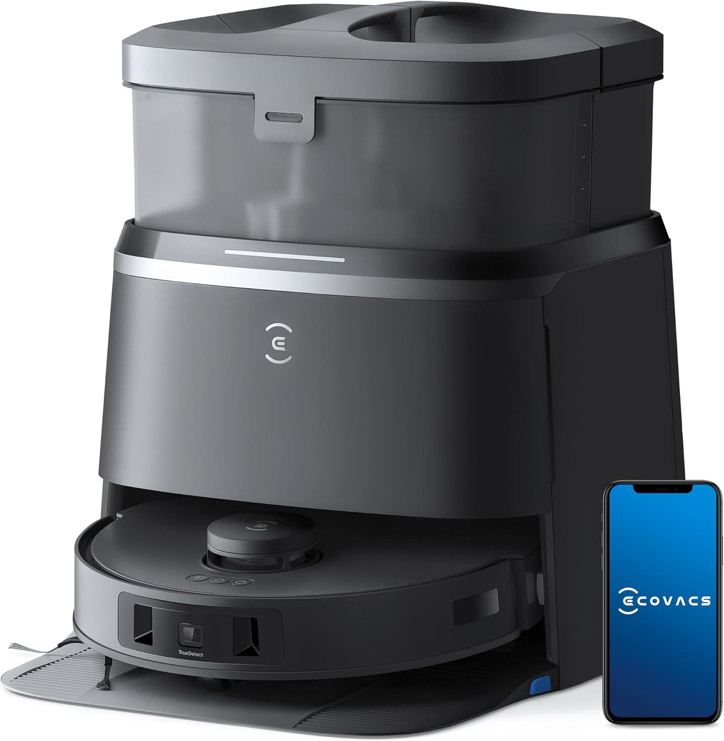 ECOVACS DEEBOT T30 OMNI Robot Vacuum Cleaner with Mini Station, TruEdge™ Adaptiv...