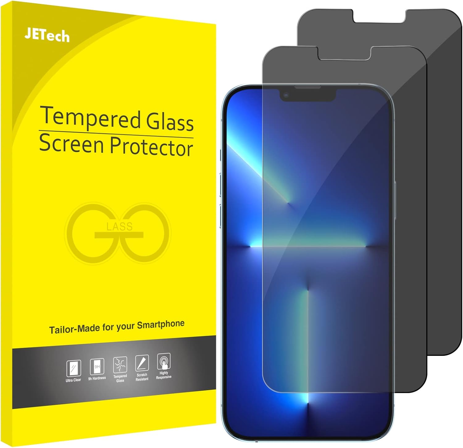 JETech Privacy Screen Protector for iPhone 13 Pro...