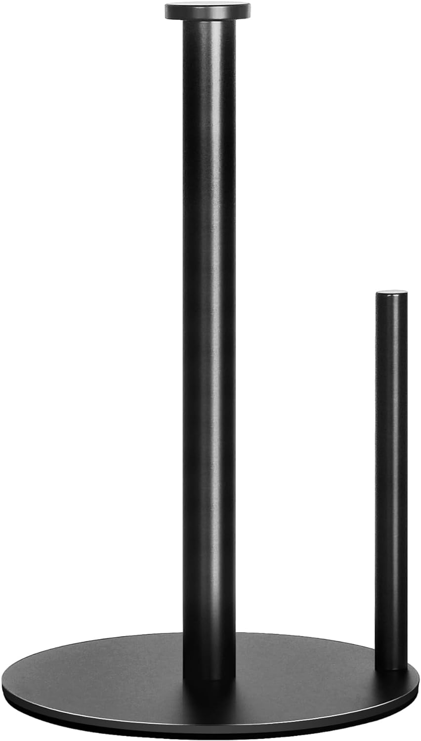 Paper Towel Holder Countertop, OBODING, Black Kitchen Paper Towel Holder Stand f...
