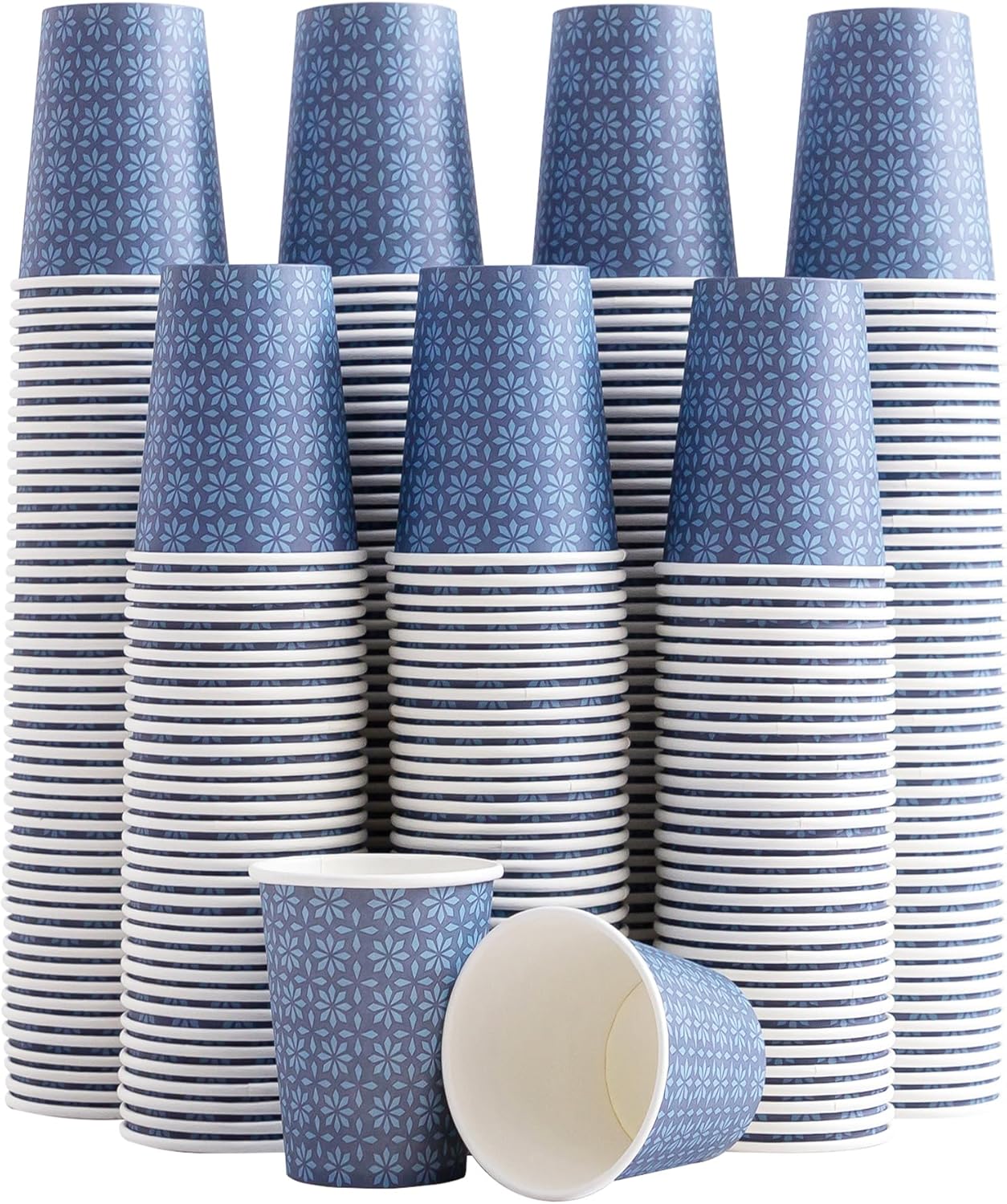 300 Pack Paper Cups 8 oz, Disposable Hot/Cold Beverage Drinking Cups, 8 OZ Paper...