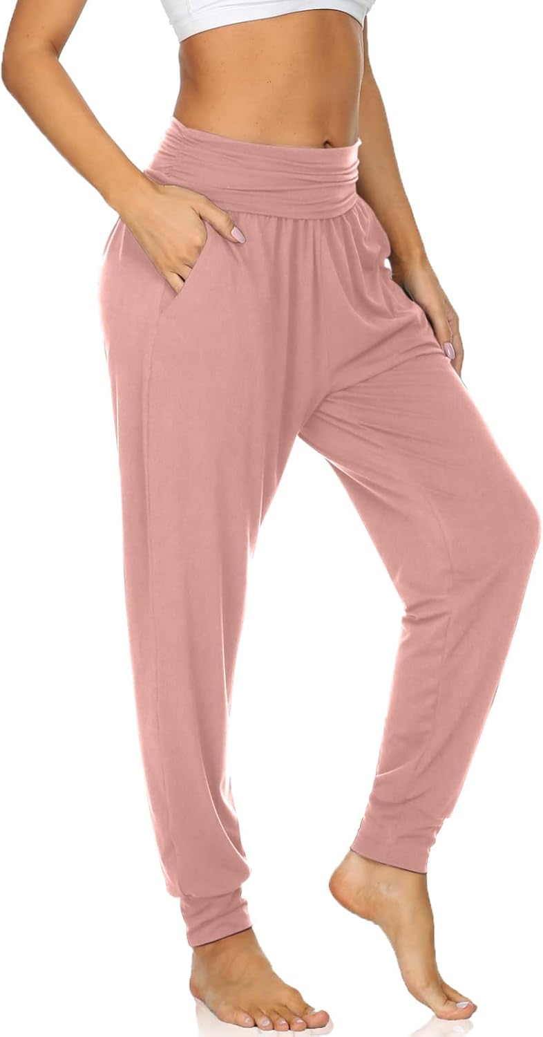 UEU Women's Cozy Yoga Joggers Pants Loose Workout Sweatpants Comfy Lounge Pants...
