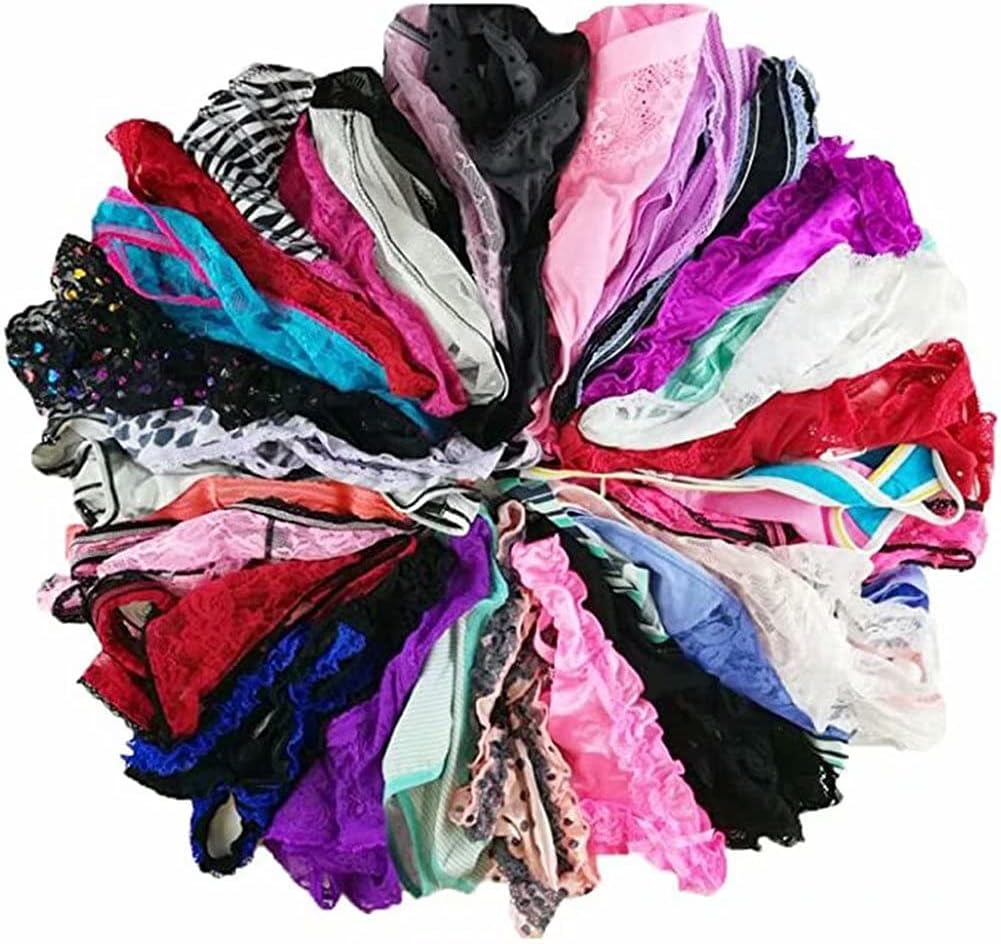 jooniyaa Women Variety of Underwear Pack T-Back Thong G-String Panties Medium 20...