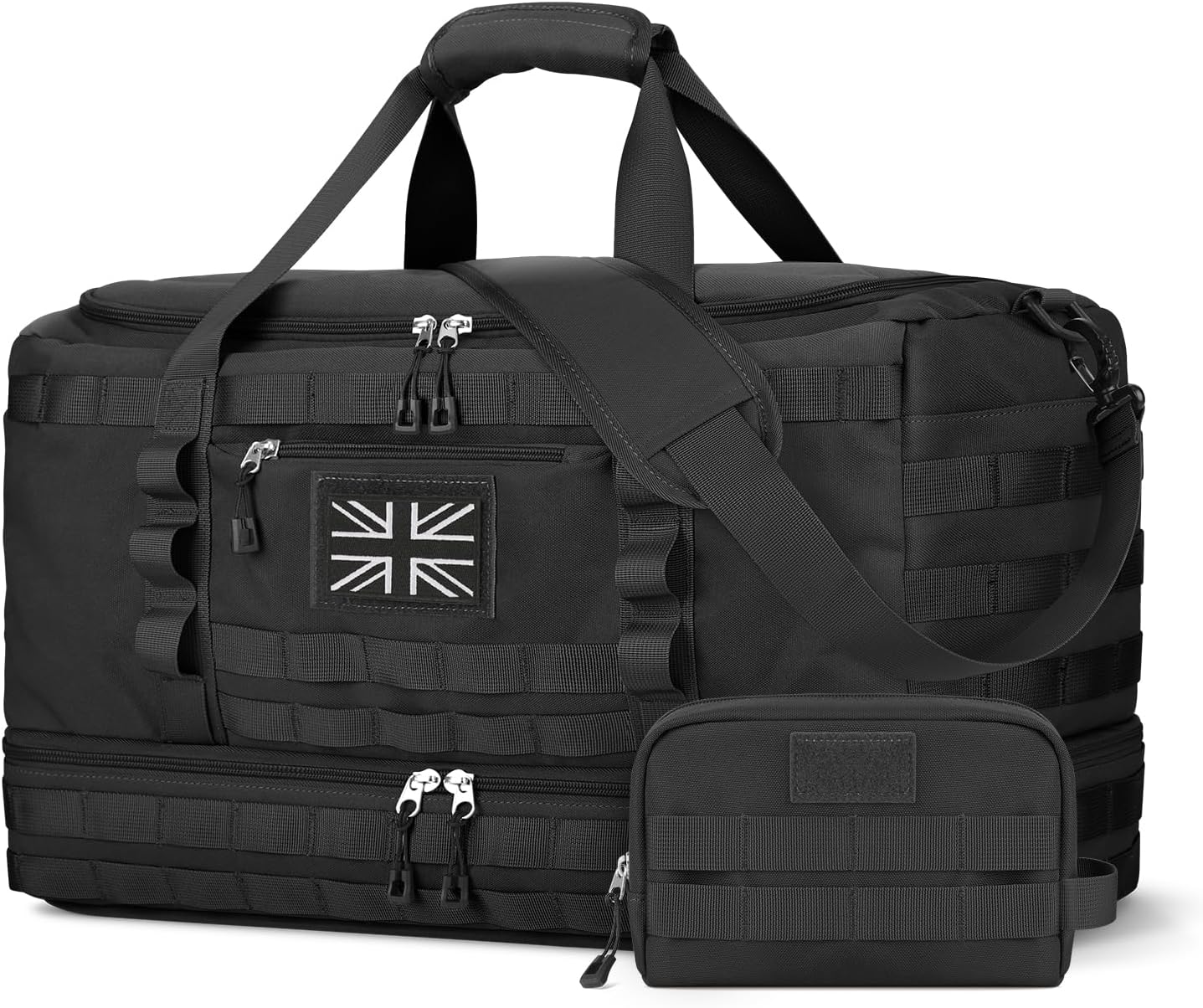 ETRONIK Travel Duffle Bag for Men, Tactical Gym Bag with Multiple Compartments a...