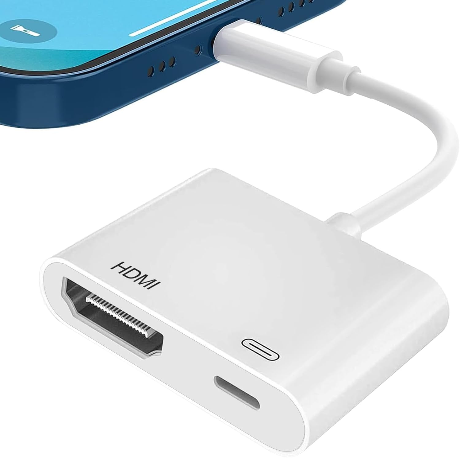 Omivine HDMI Adapter for iPhone iPad iPod, 1080P Lightning HDMI Cable Connector,...