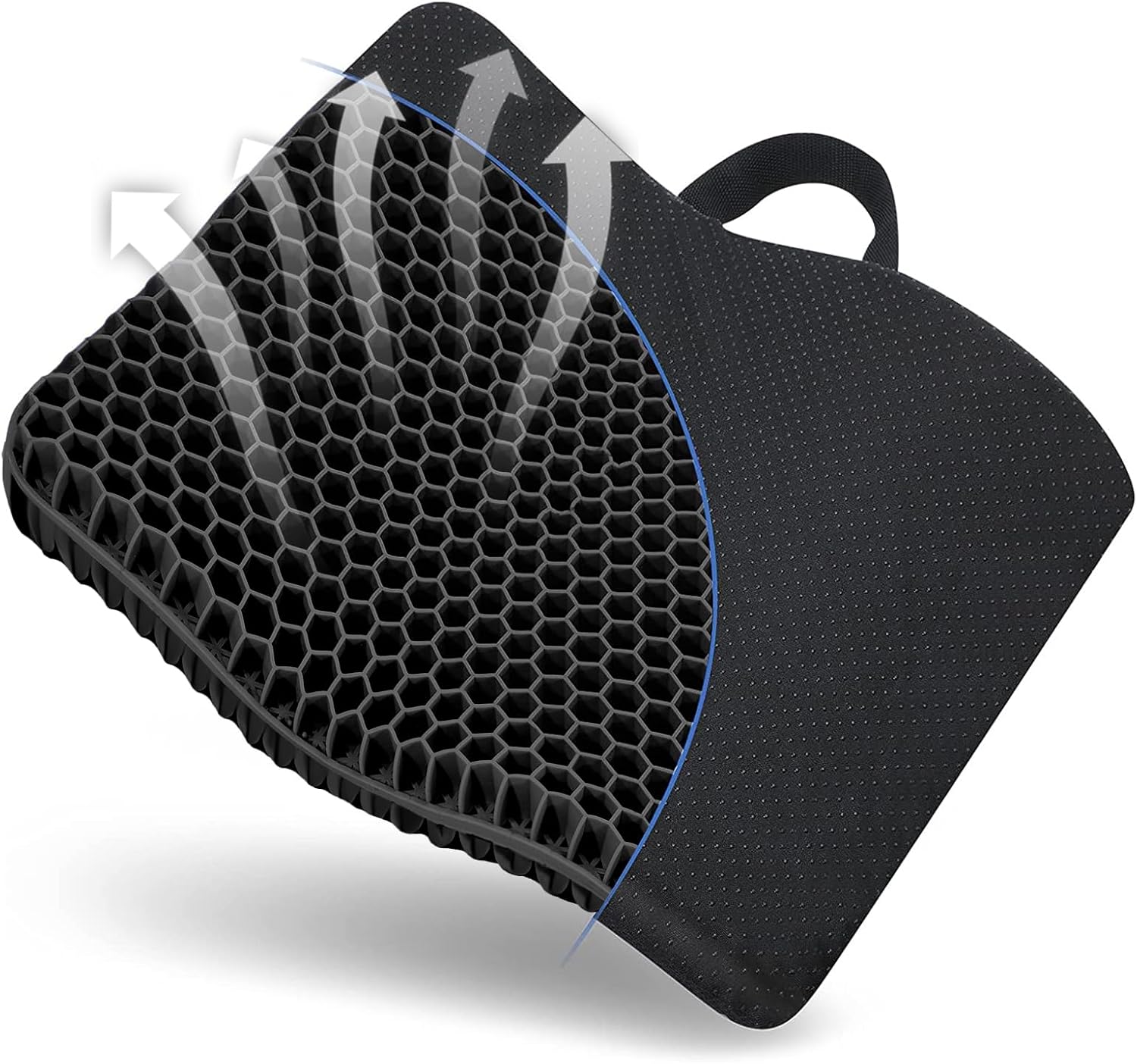 Fzitiy 2024 New Gel Seat Cushion for Long Sitting, Thick Big Breathable Honeycom...