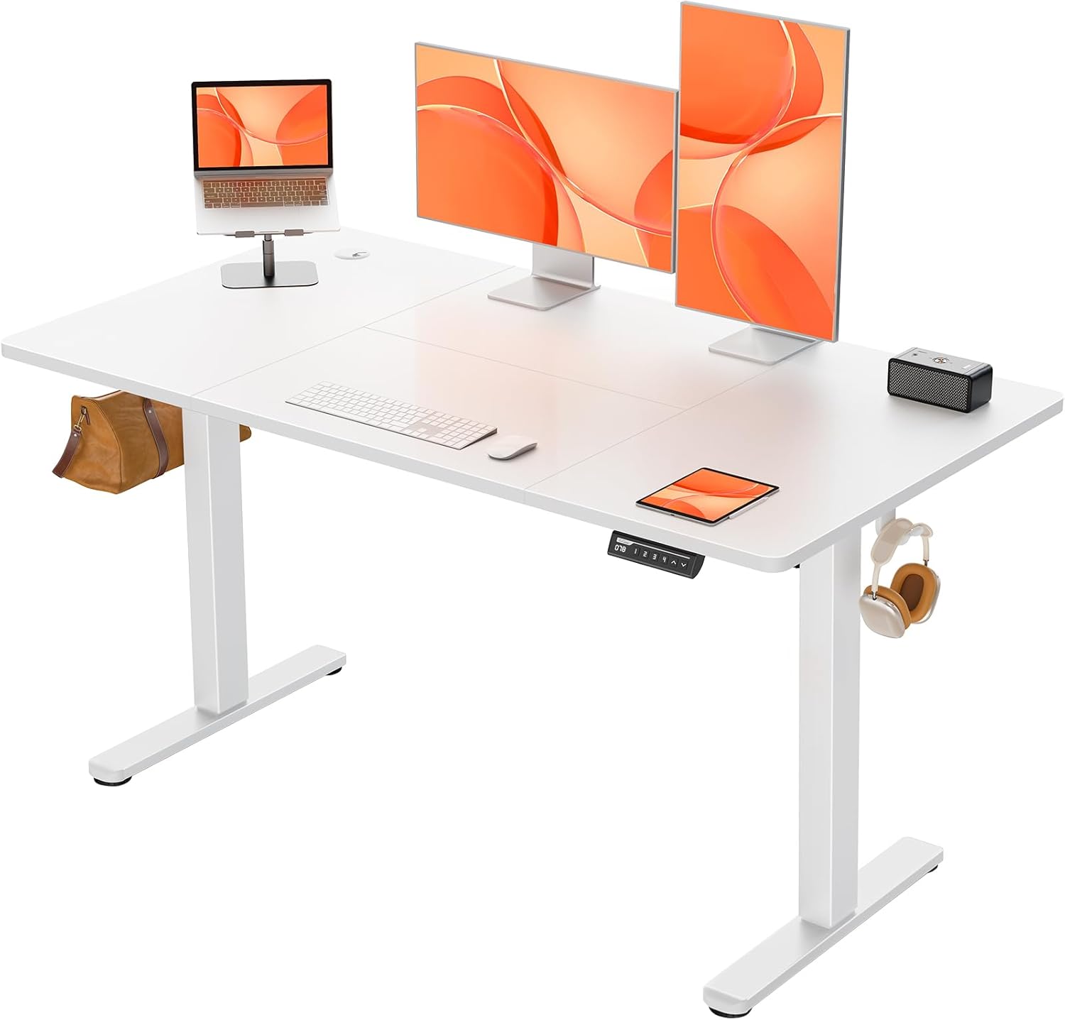 ErGear Electric Standing Desk, Height Adjustable Desk 140 x 70cm, Computer Desk...