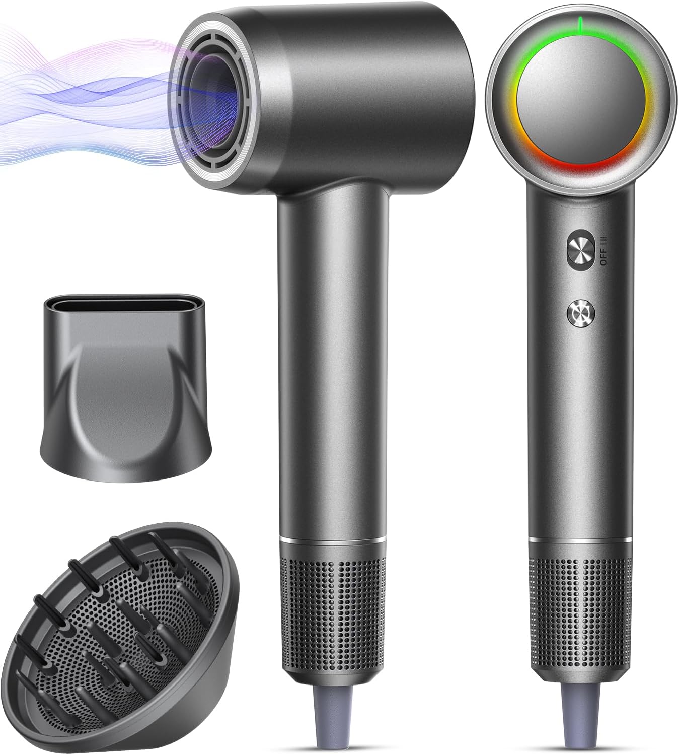 Hair Dryer, 160000 RPM Professional High-Speed Blow Dryer 500 Millions Negative...