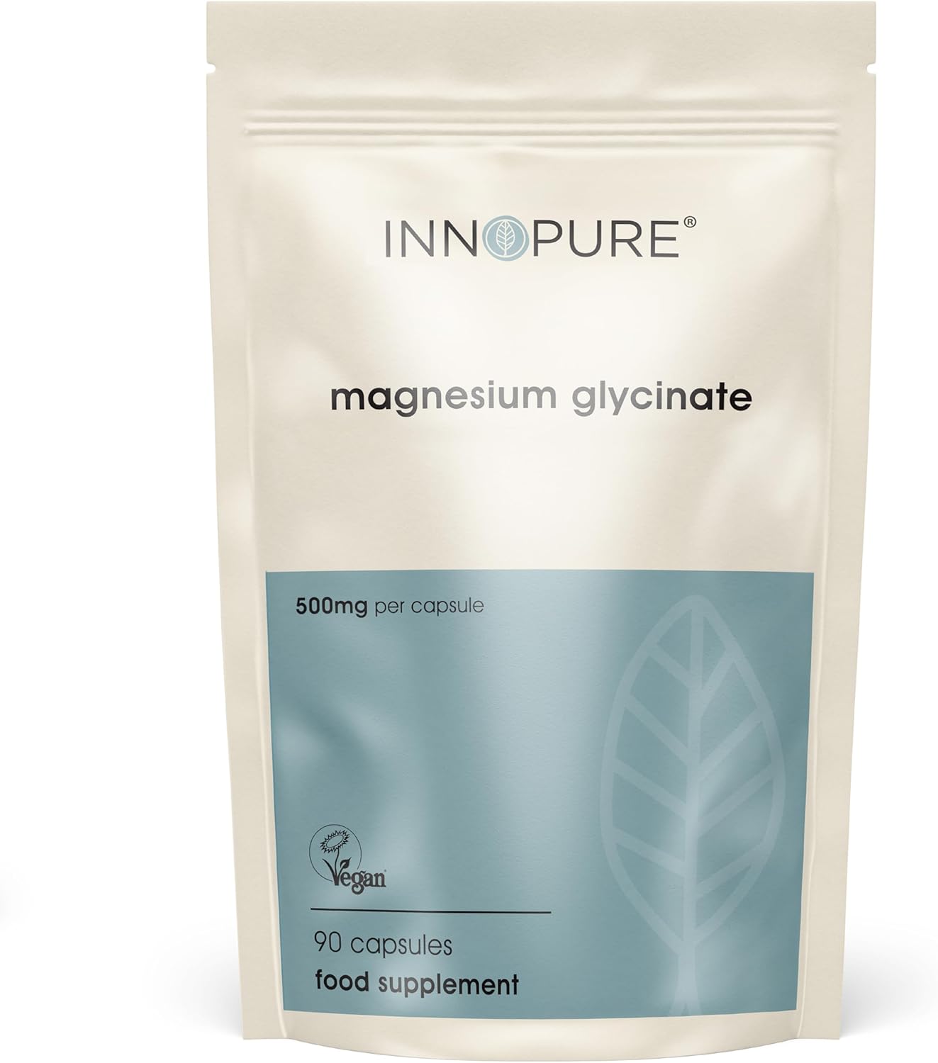 INNOPURE Magnesium Glycinate - 90 Capsules - Bioavailable Magnesium Supplements...