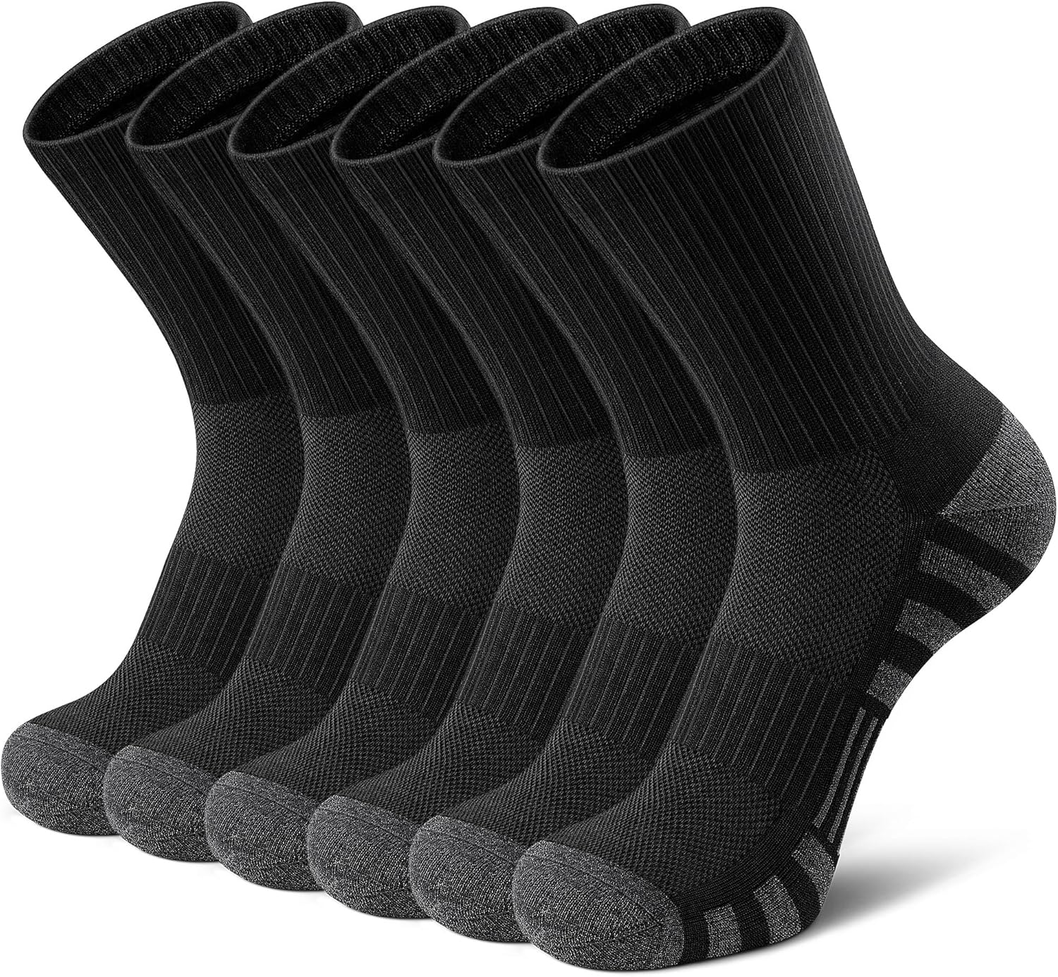 Airacker Athletic Socks Sport Running Calf Socks Performance Cushioned Breathabl...