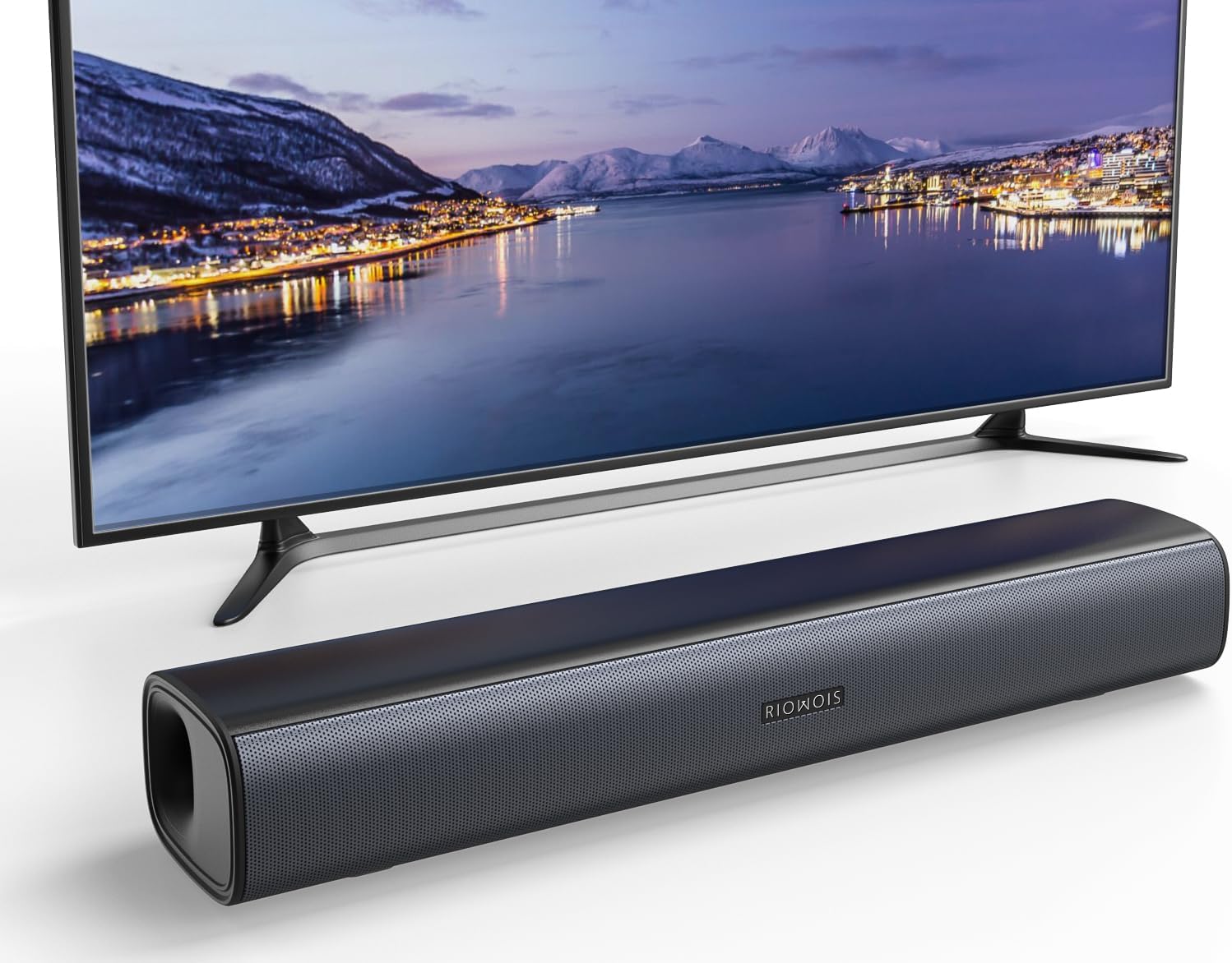 Sound Bar for Smart TV, Soundbar TV Speakers with Customized Bass Reflector, Com...