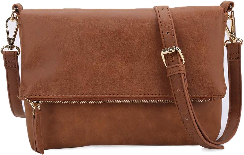 Gladdon Crossbody bags for Women Crossbody Purse Shoulder Bag Brown