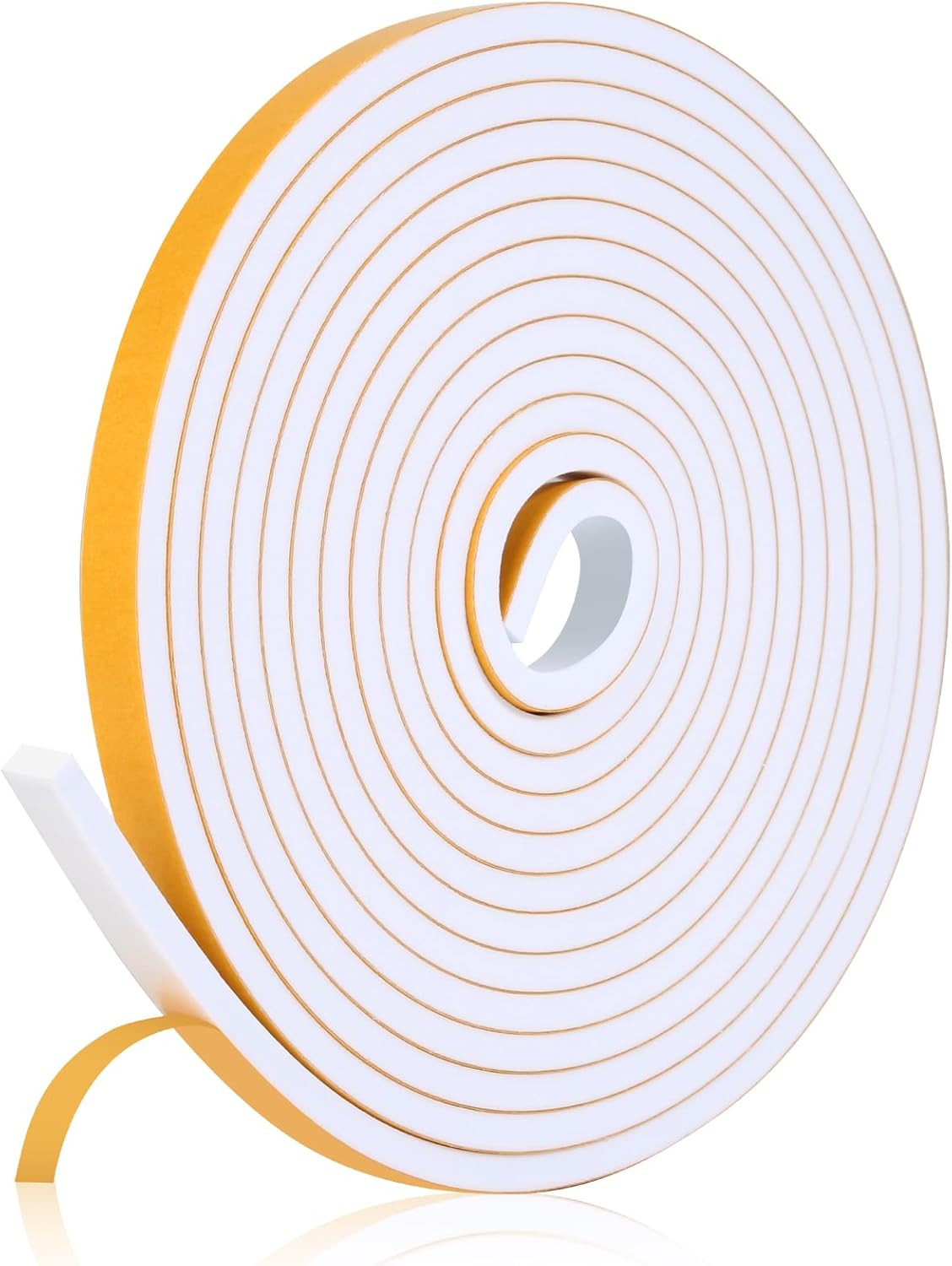 16Feet Weather Stripping Seal (1/2 Inch X 1/4 Inch) for Door Window, High Densit...