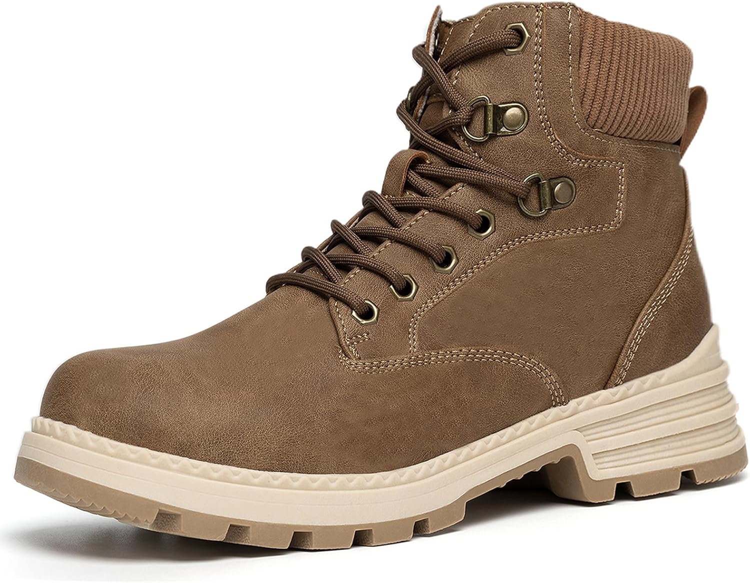 Cestfini Womens Comfortable Hiking Boots Lightweight 8 Camel