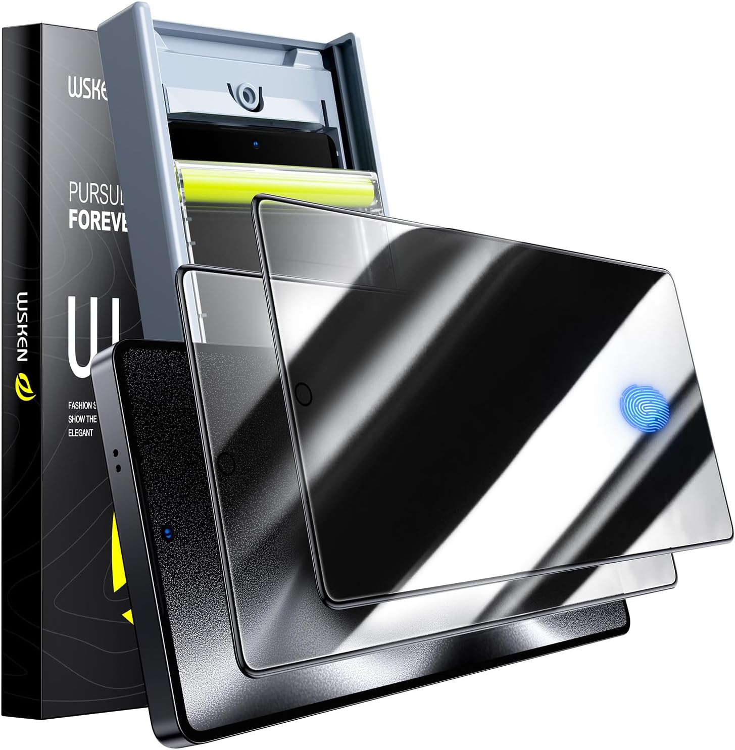 WSKEN for Samsung Galaxy S25 Ultra Privacy Screen Protector - [24° Anti-Spy] [0....