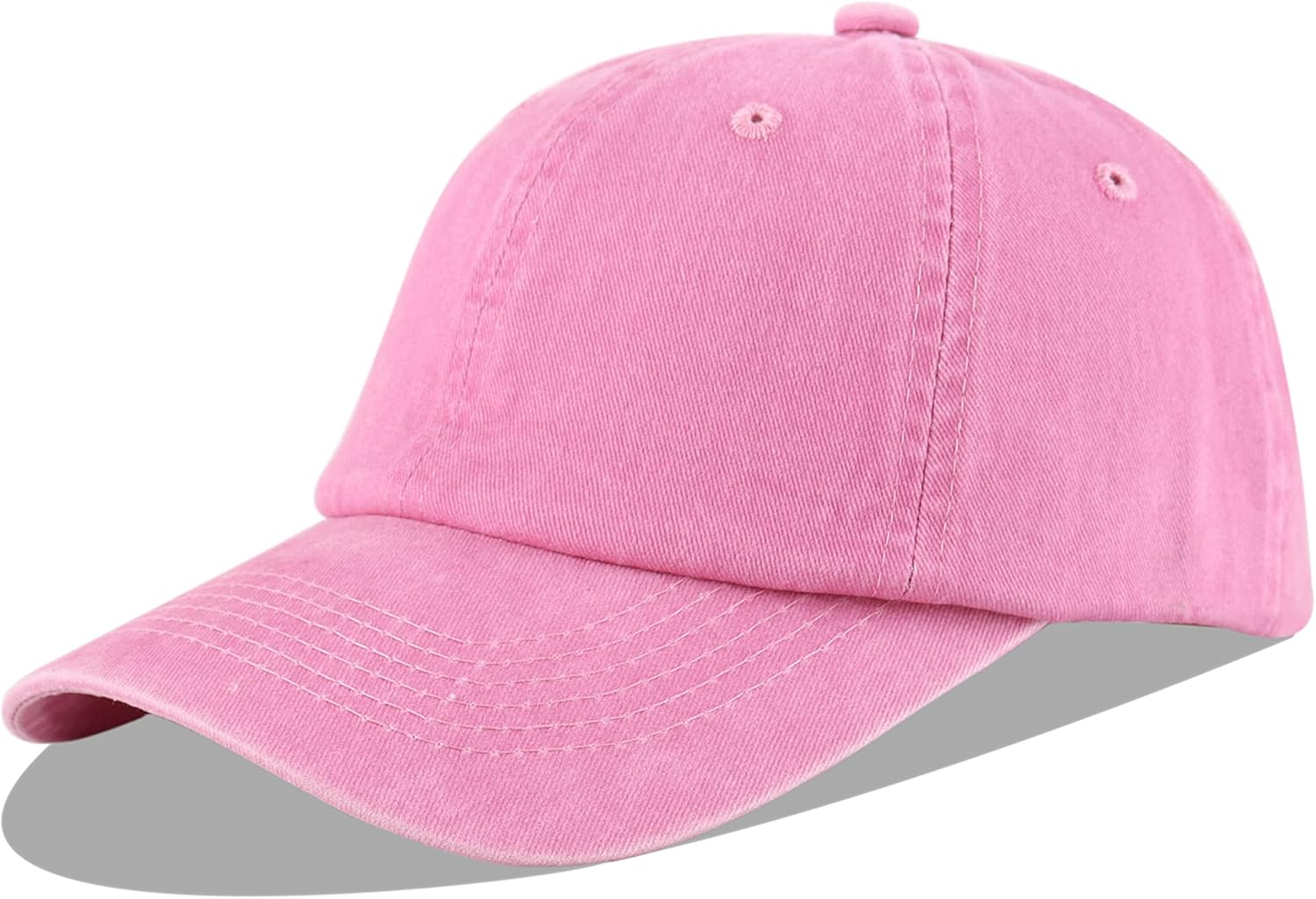 LANGZHEN Unisex Baseball Cap 100% Cotton Fits Men Women Washed Denim Adjustable...