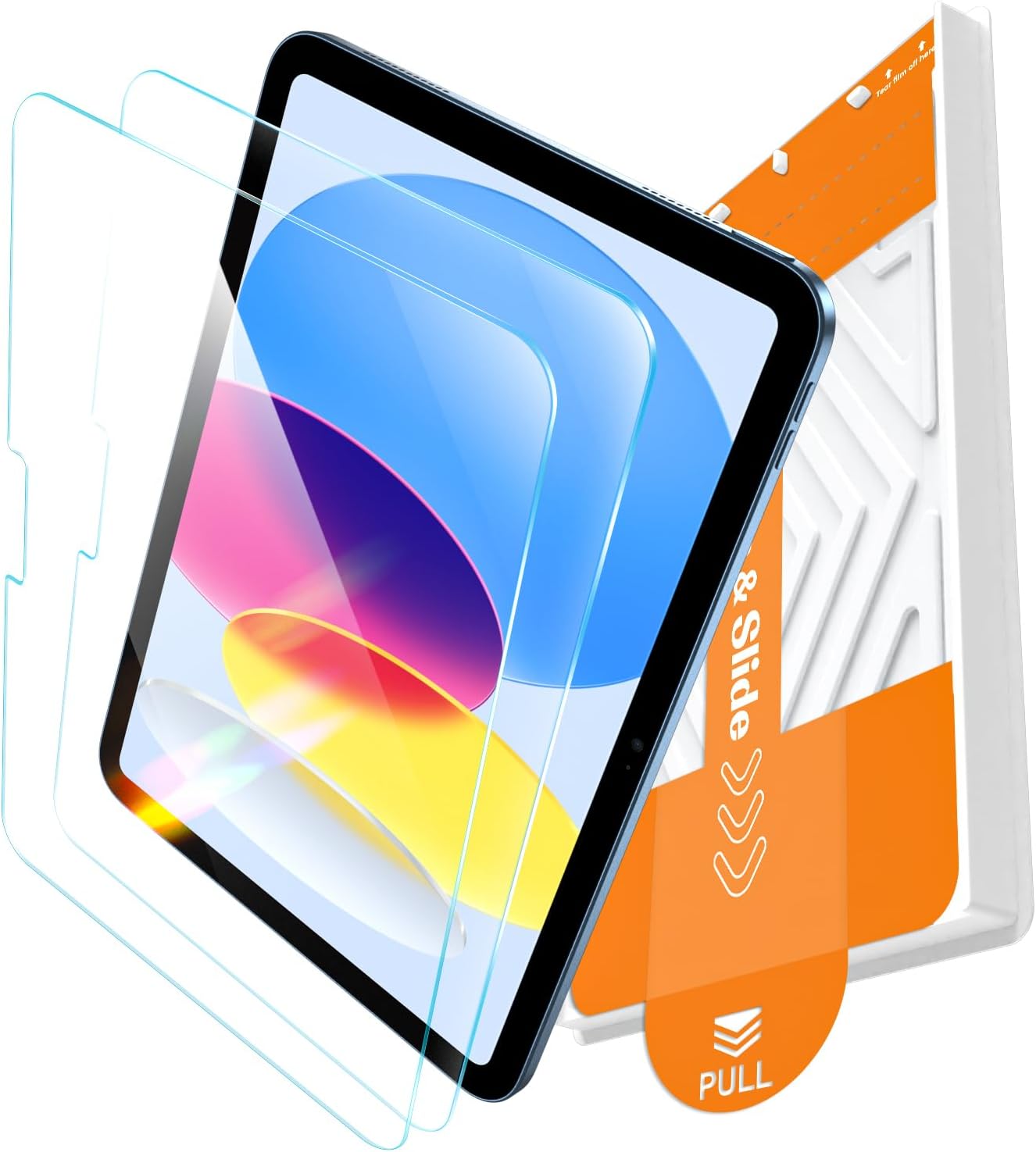 EZ-GLAZ-2 Pack Screen Protector for iPad (A16) 11th/10th Generation (11/10.9 Inc...