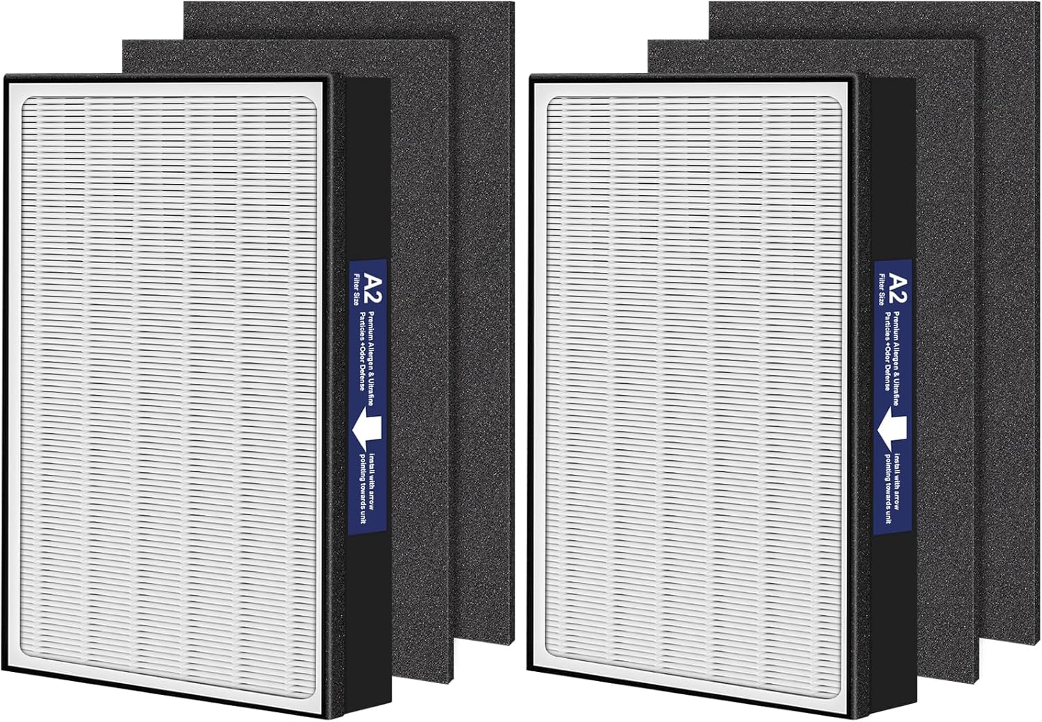 A2 Filter Replacement for 3M Filtrete Room A2 Models FAP-C02-A2 FAP-C03-A2 FAP-T...