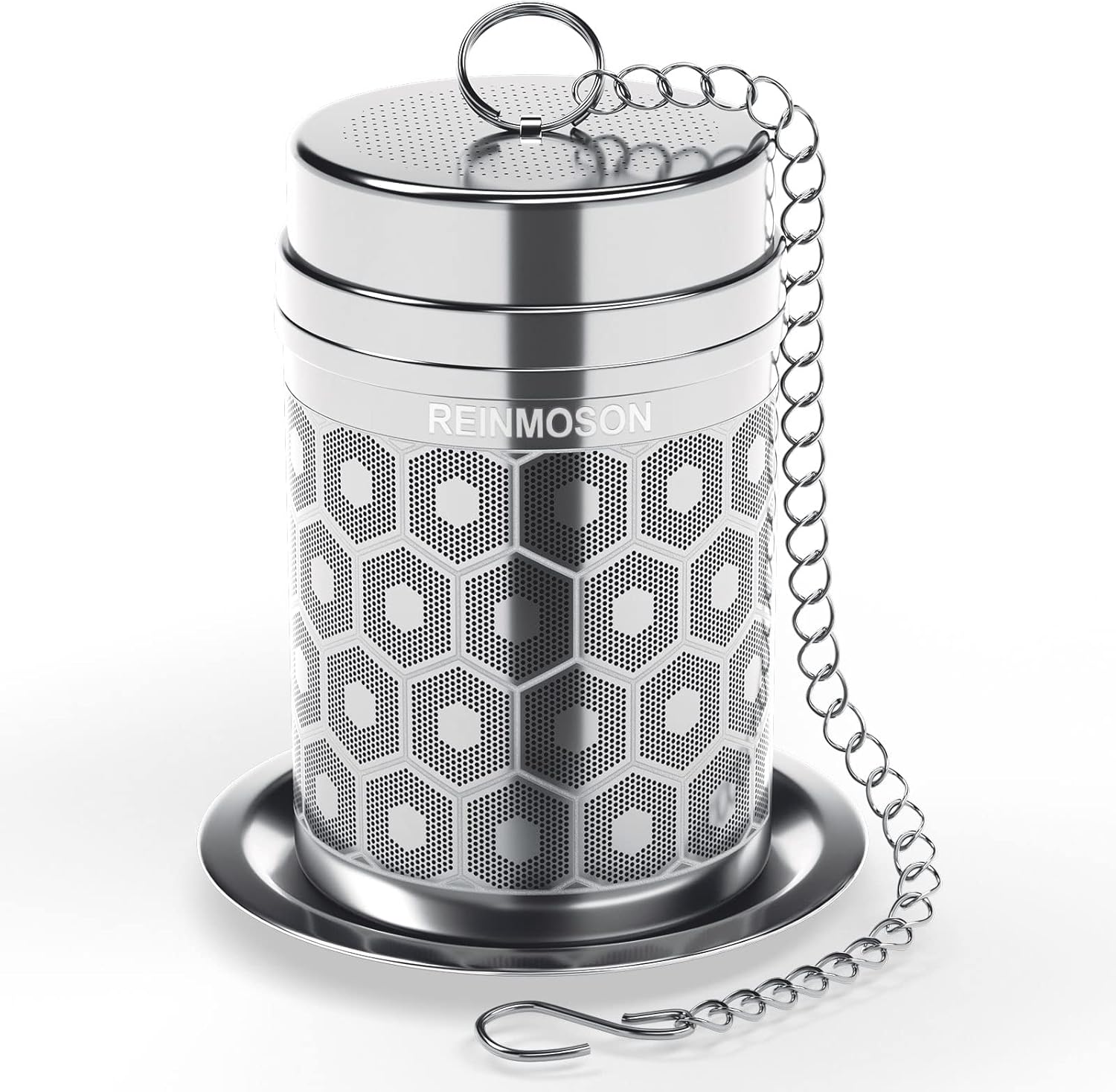 Reinmoson Tea Strainers for Loose Tea, Extra Fine Mesh Tea Infuser, 304 Stainles...