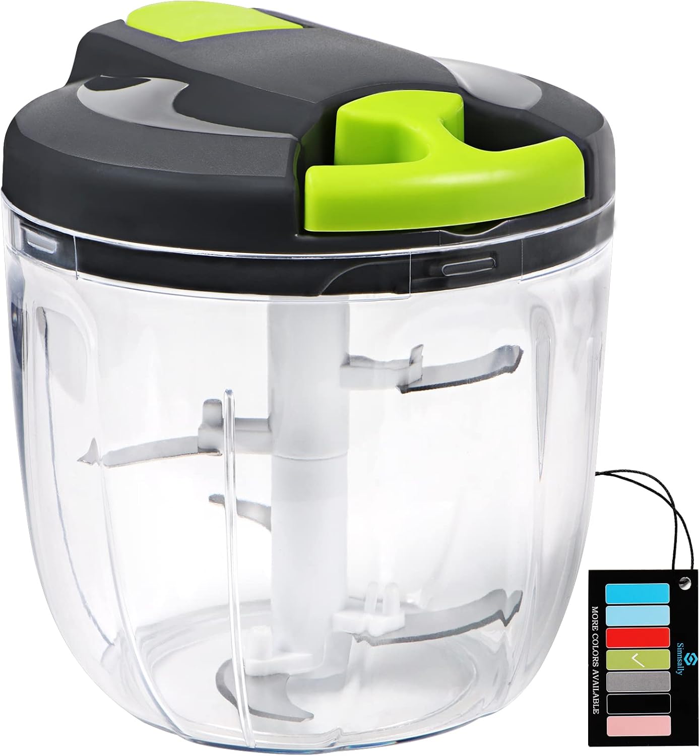 Manual Food Chopper,Sinnsally Manual Food Processor Vegetable Chopper,Kitchen Ha...