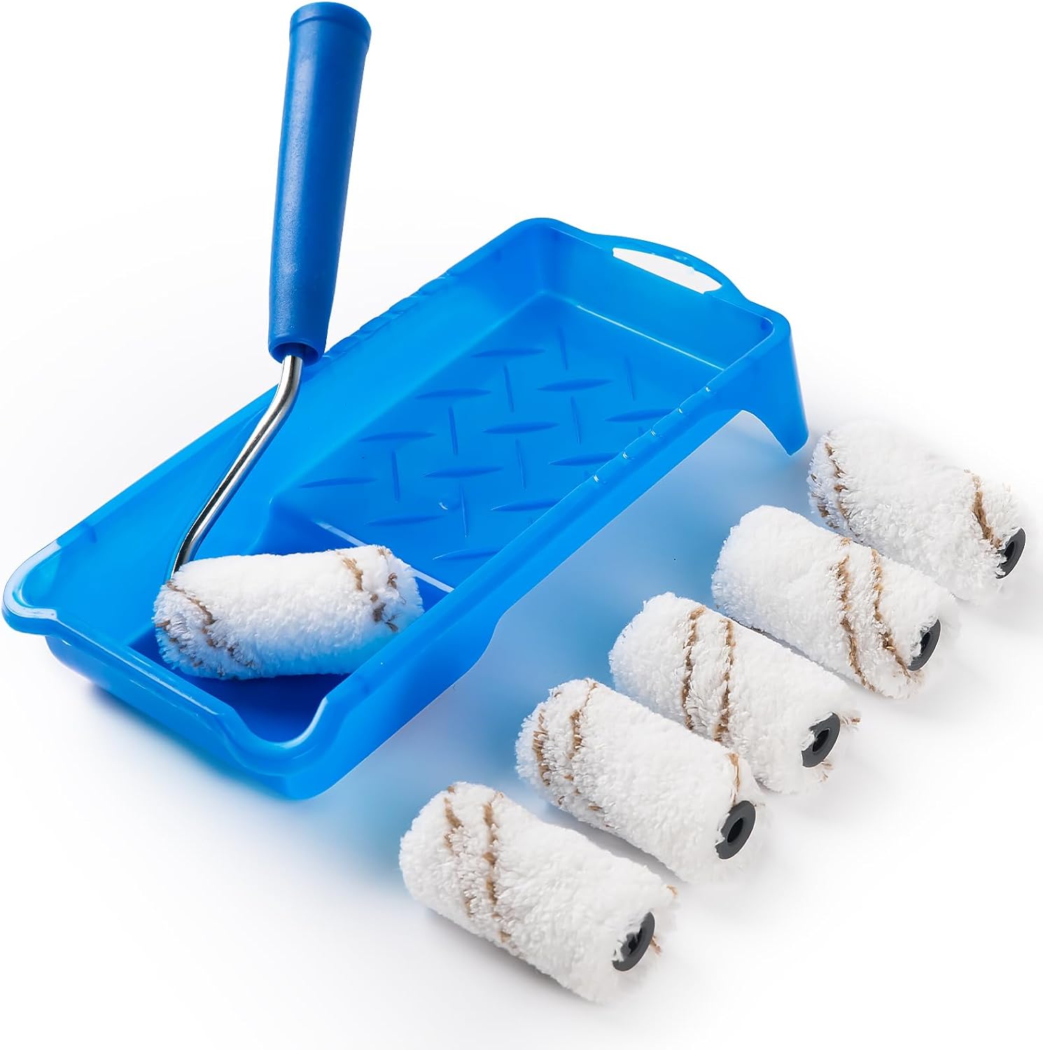 Mister Rui Microfiber Paint Roller 2 Inch, 50.8MM Small Rollers for Painting, Mi...