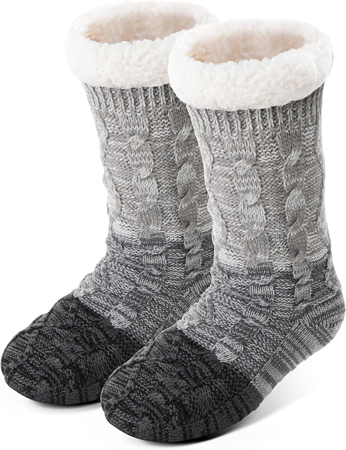 Anlisim Women Slipper Socks Non Slip Fuzzy Fluffy Thick Warm Cabin Cozy Comfy So...
