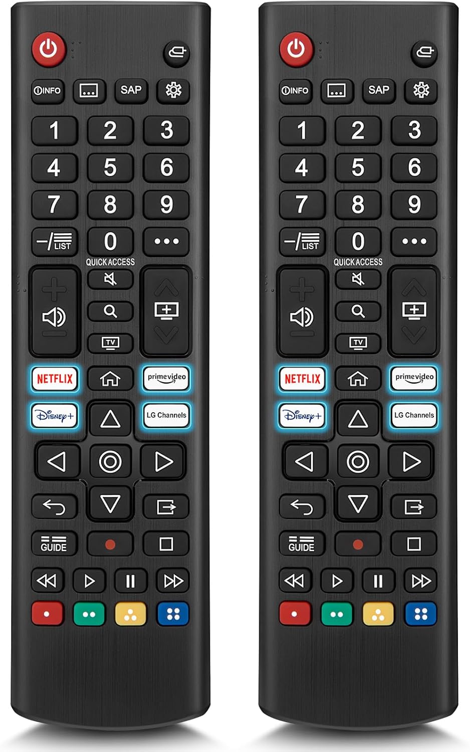 Universal for LG Smart TV Remote Control Replacement (Pack of 2) for lg tv