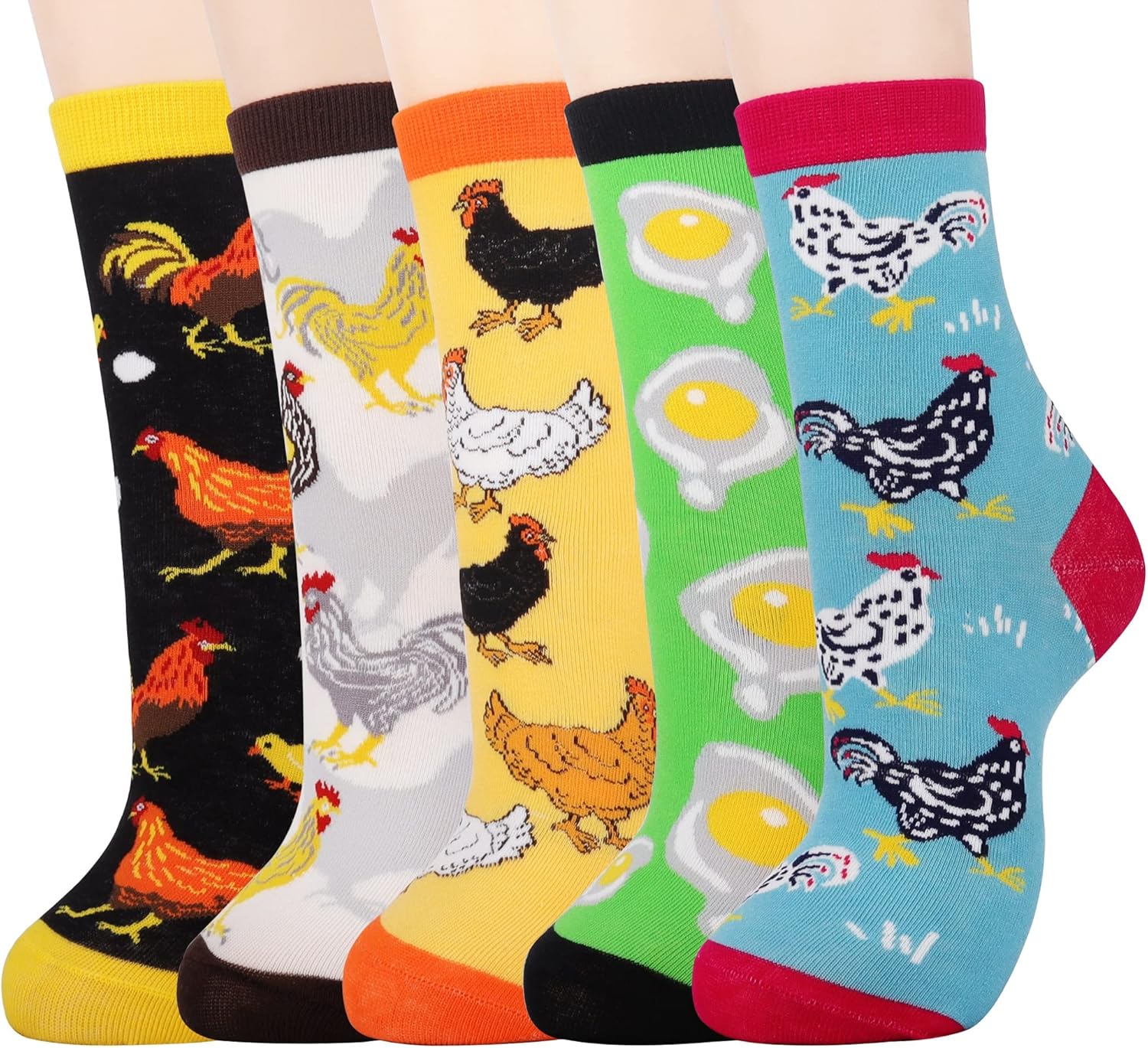 Jeasona Women's Cute Socks Dachshund Chicken Bee Hedgehog Panda Gifts for Women...