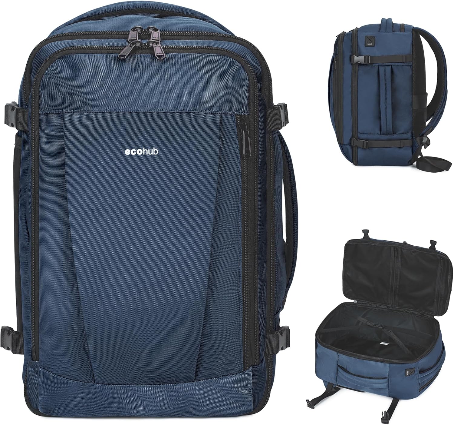 ECOHUB Travel Backpack 18x14x8 Spirit Airlines Personal Item Bag Carry On Backpa...