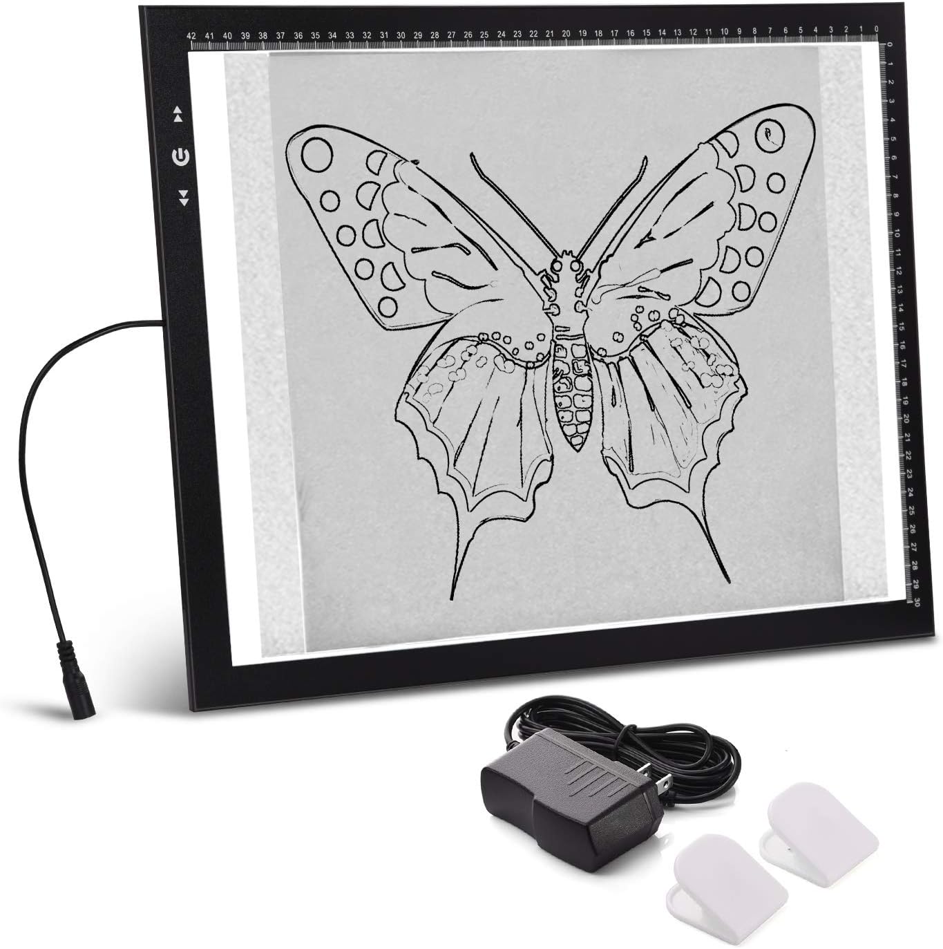 HSK A3 Artist tracing Light Box Copy Table, 12V1A Adapter Power Dimmerable 6000...