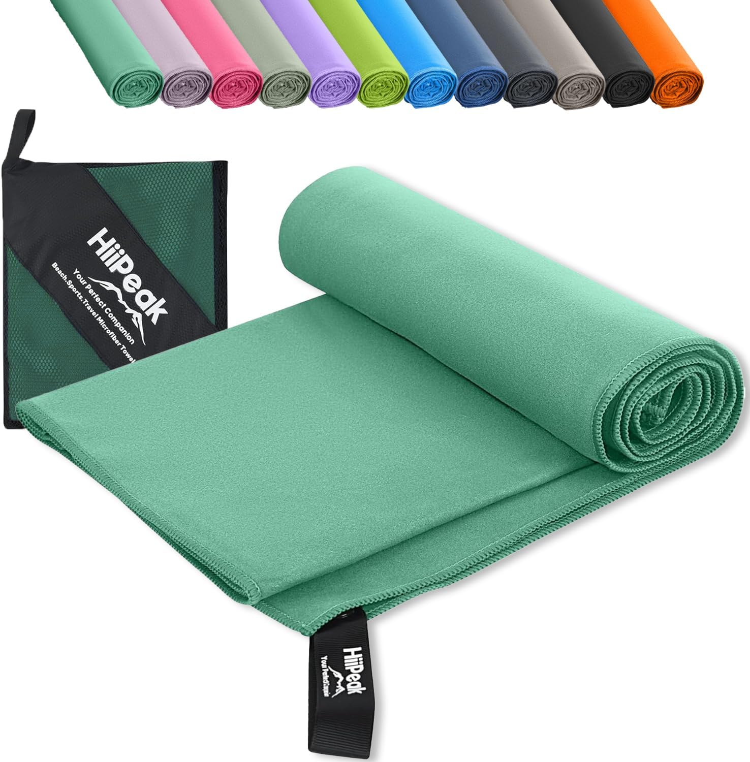 HiiPeak Microfibre Towel Compact Camping Beach Towel - Quick Dry Lightweight Abs...