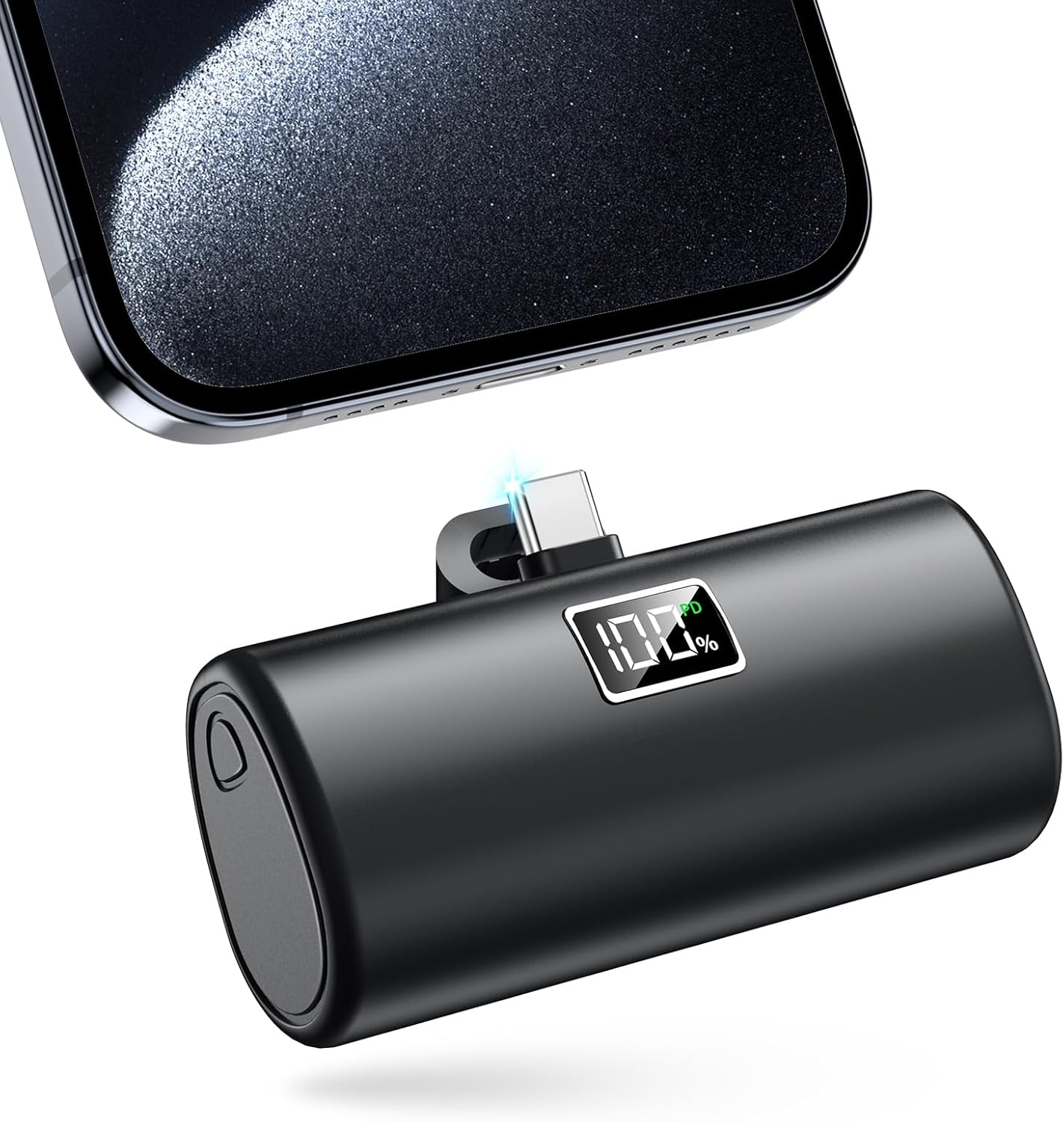 Portable Charger for iPhone 15 Power Bank, 6000mAh USB-C Portable Phone Charger...