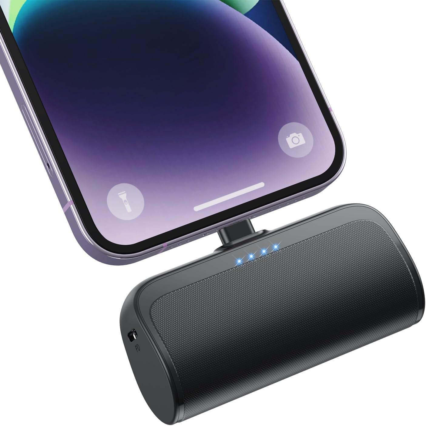 Mini Portable Charger Power Bank for iPhone,5200mAh Portable Phone Charger, Ultr...