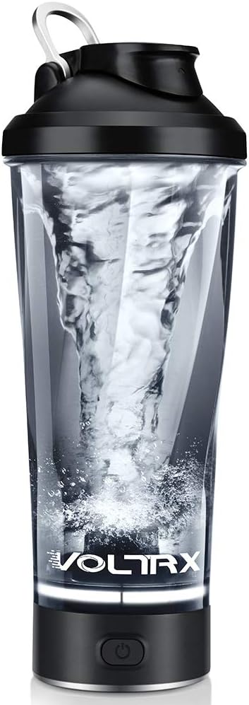 VOLTRX Premium Electric Protein Shaker Bottle, Made with Tritan - BPA Free - 24...