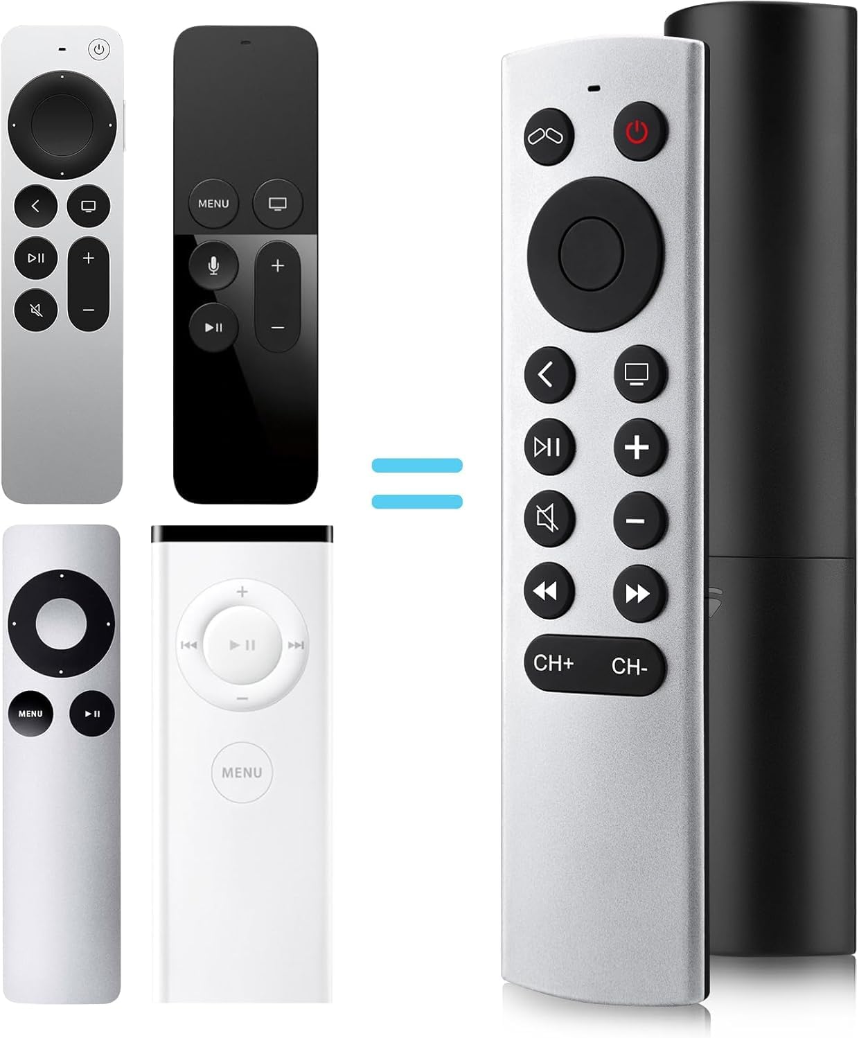 Replacement for Apple-TV-4K-Remote, Remote Control for Apple TV 4K/HD (NOT Siri...