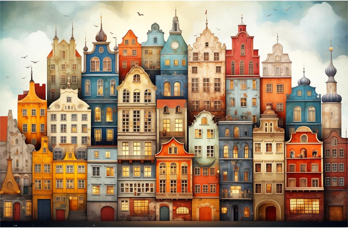 MISITU 1000 Pieces Jigsaw Puzzles for Adults Teens Challenging Difficult Puzzles...