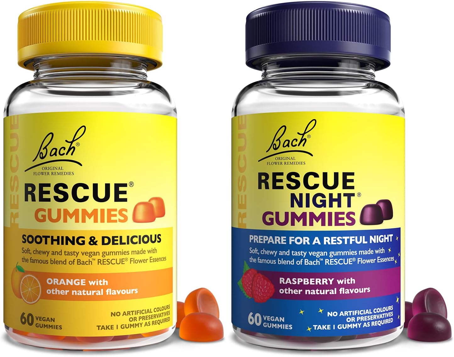 Rescue Remedy Gummies Variety Bundle, for Balanced Days and Restful Nights, 1 x...