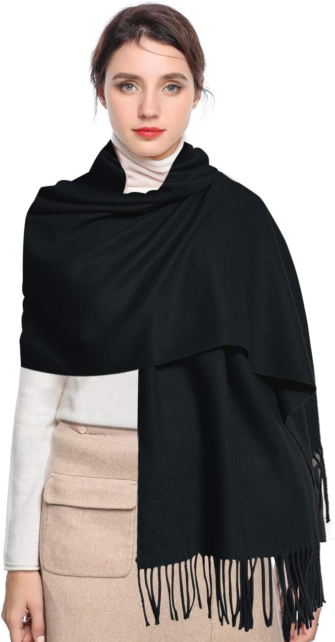 EASE LEAP Pashmina Shawl Women Winter Scarf Warm Wrap Wedding Men Ladies Scarves...