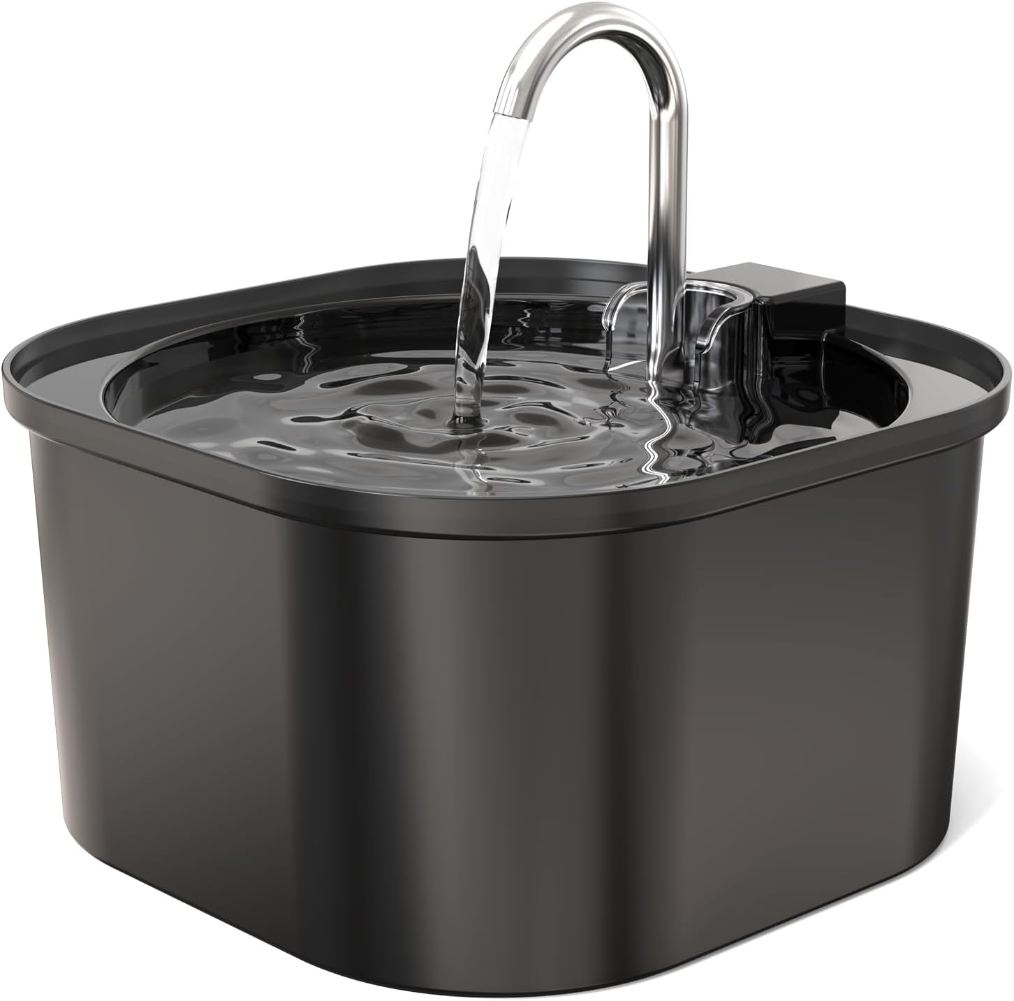 Cat Water Fountain: 84oz/2.5L Pet Water Fountain for Cats Indoor, Super Silent A...